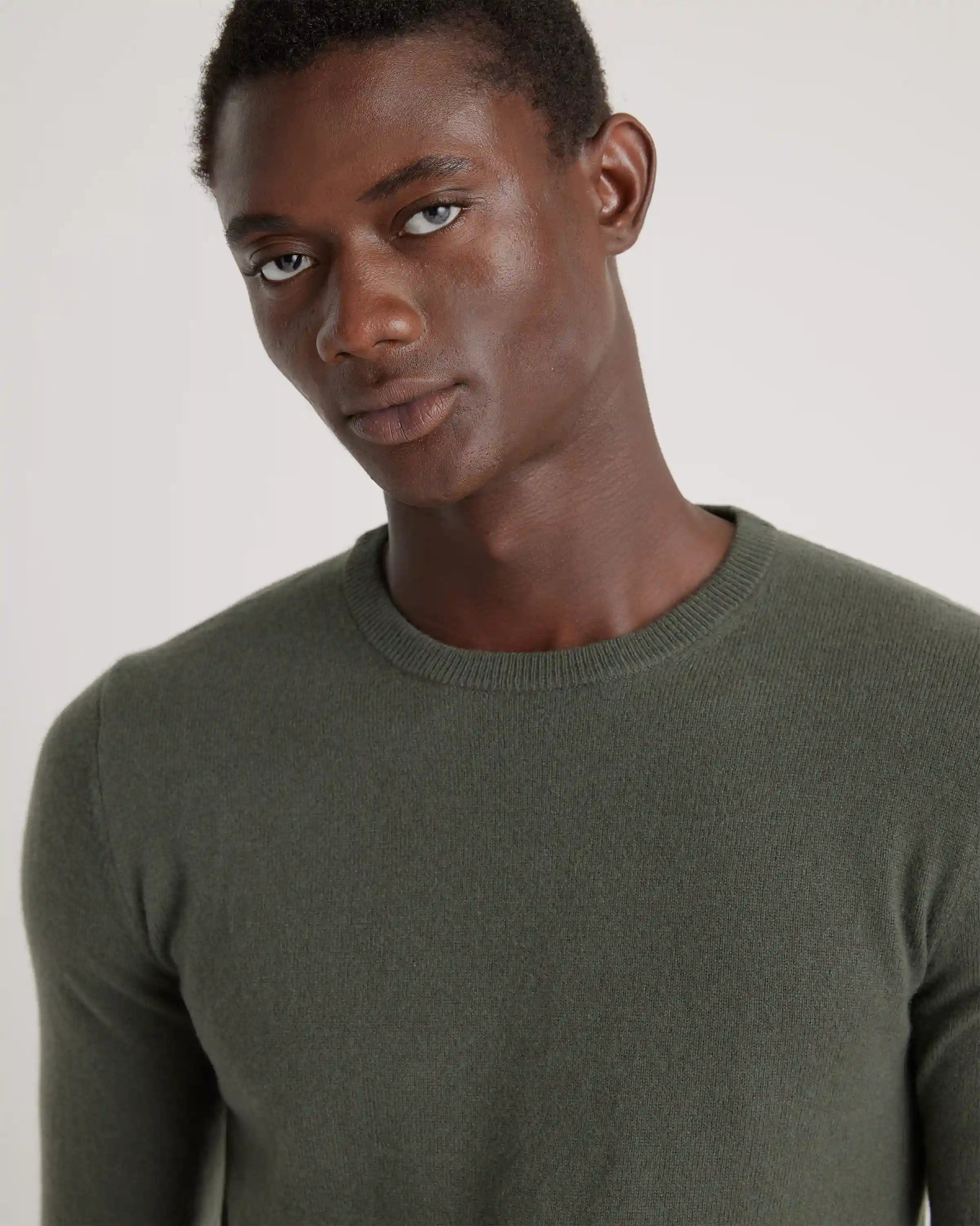 Mongolian Spring Cashmere Crewneck Sweater