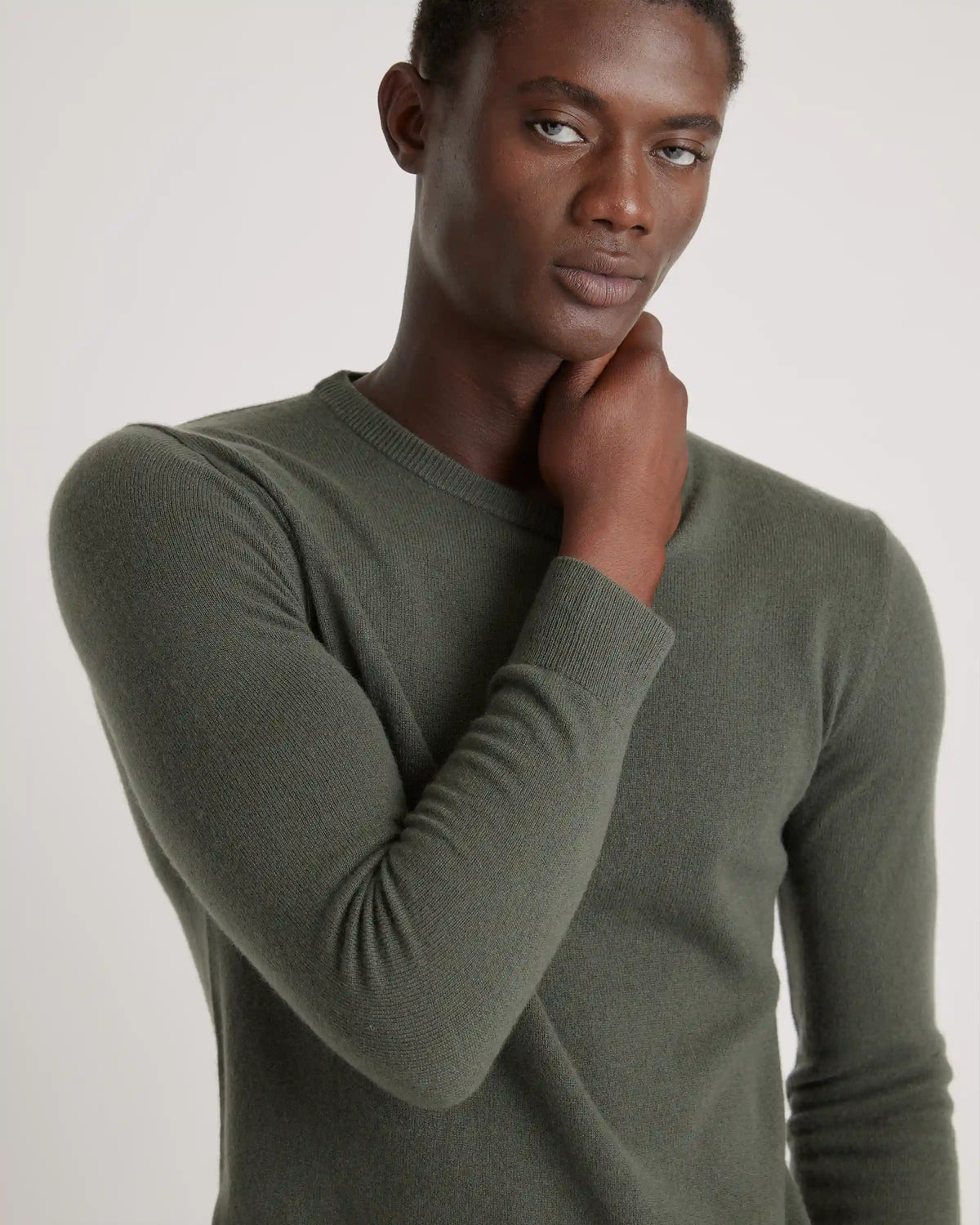 Mongolian Spring Cashmere Crewneck Sweater