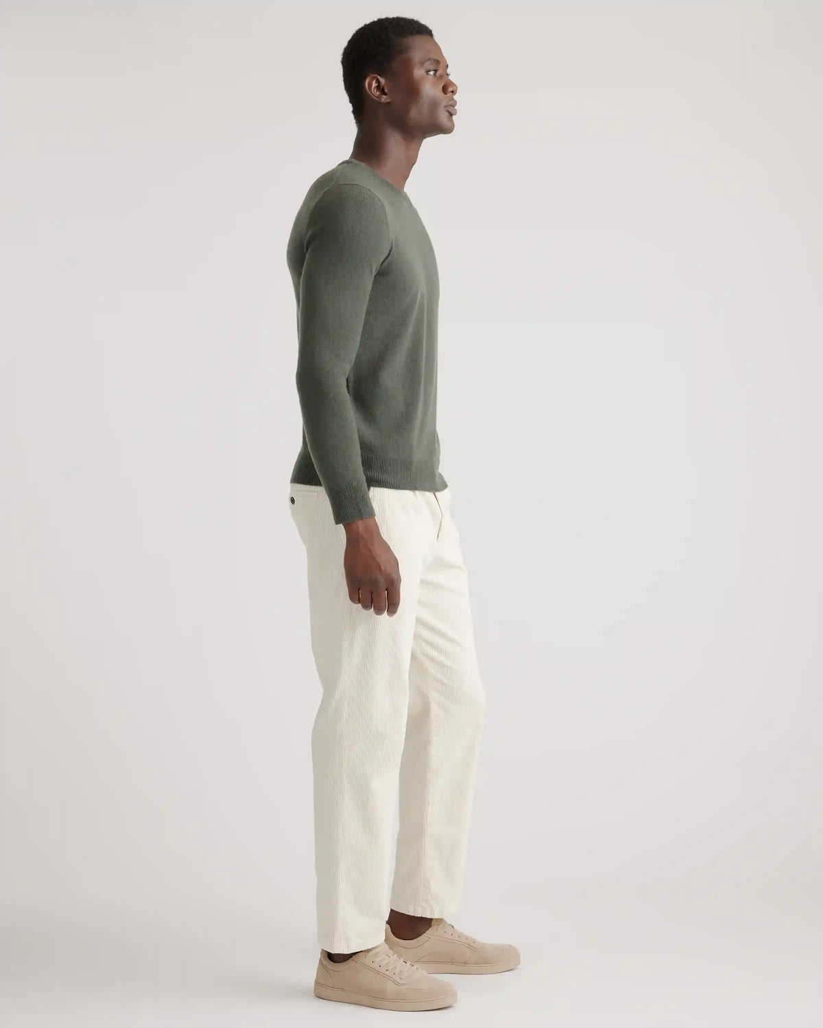 Mongolian Spring Cashmere Crewneck Sweater