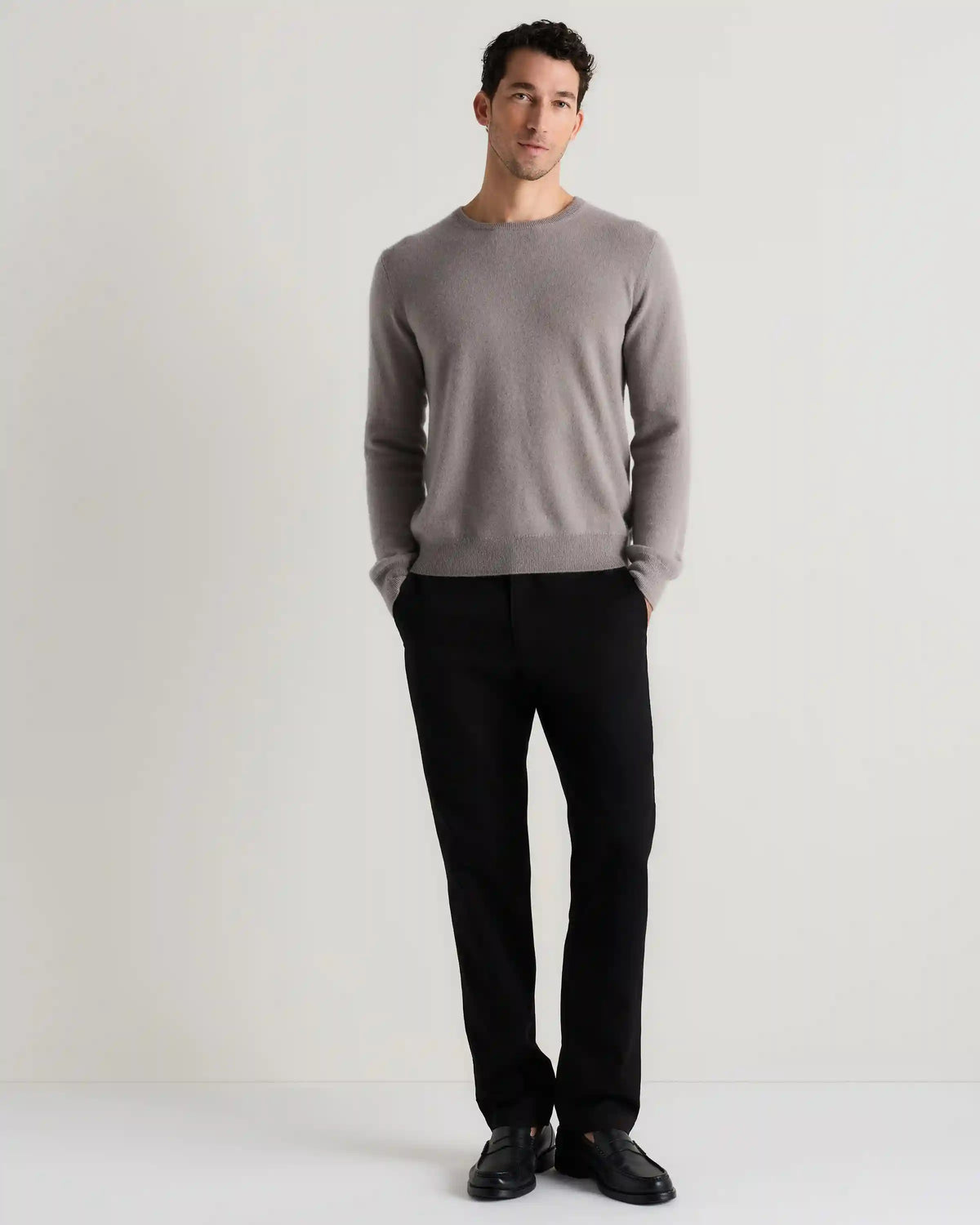 Mongolian Cashmere Crewneck Sweater