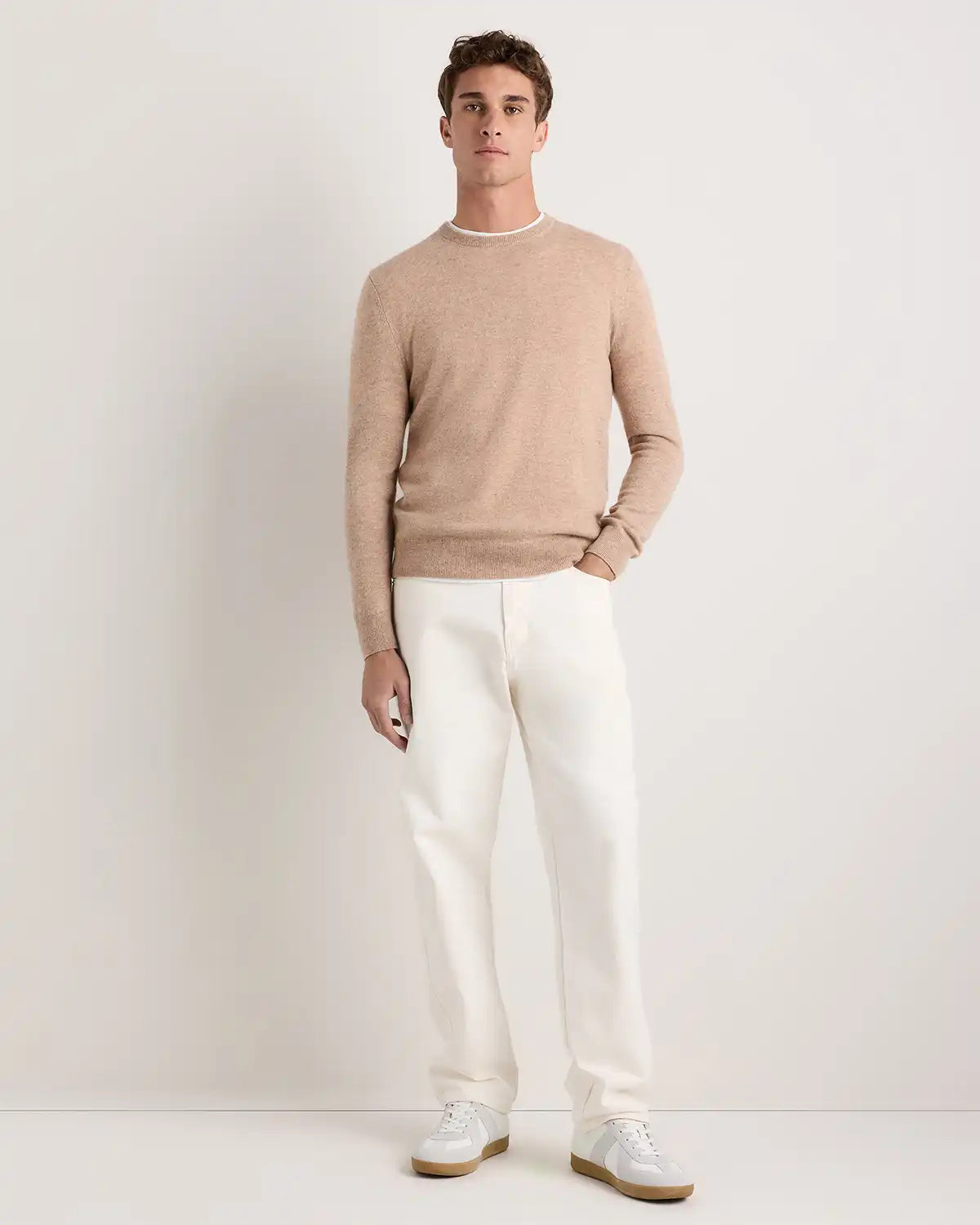Mongolian Cashmere Crewneck Sweater