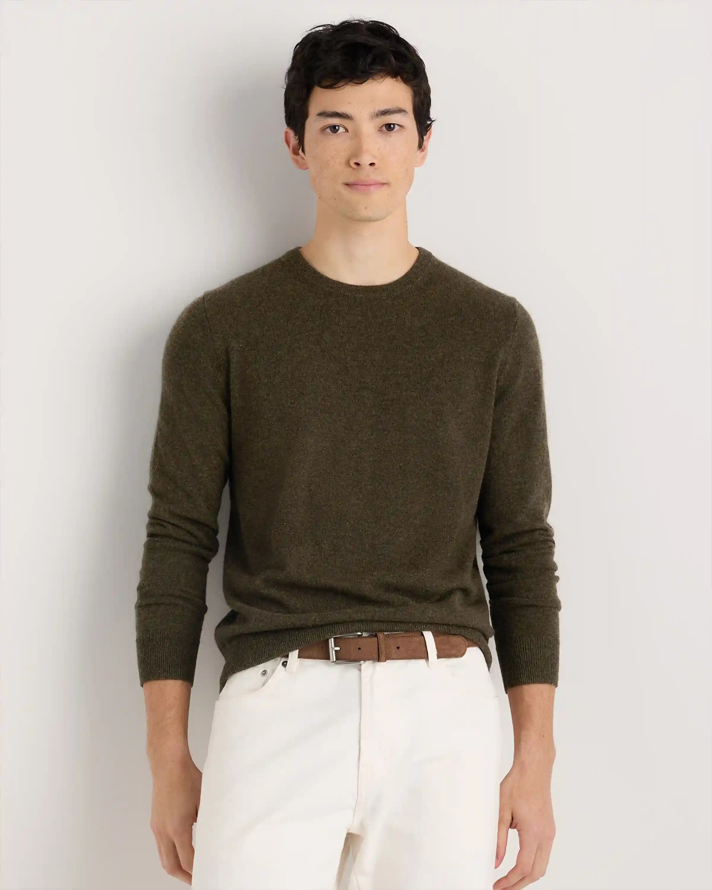 Mongolian Cashmere Crewneck Sweater