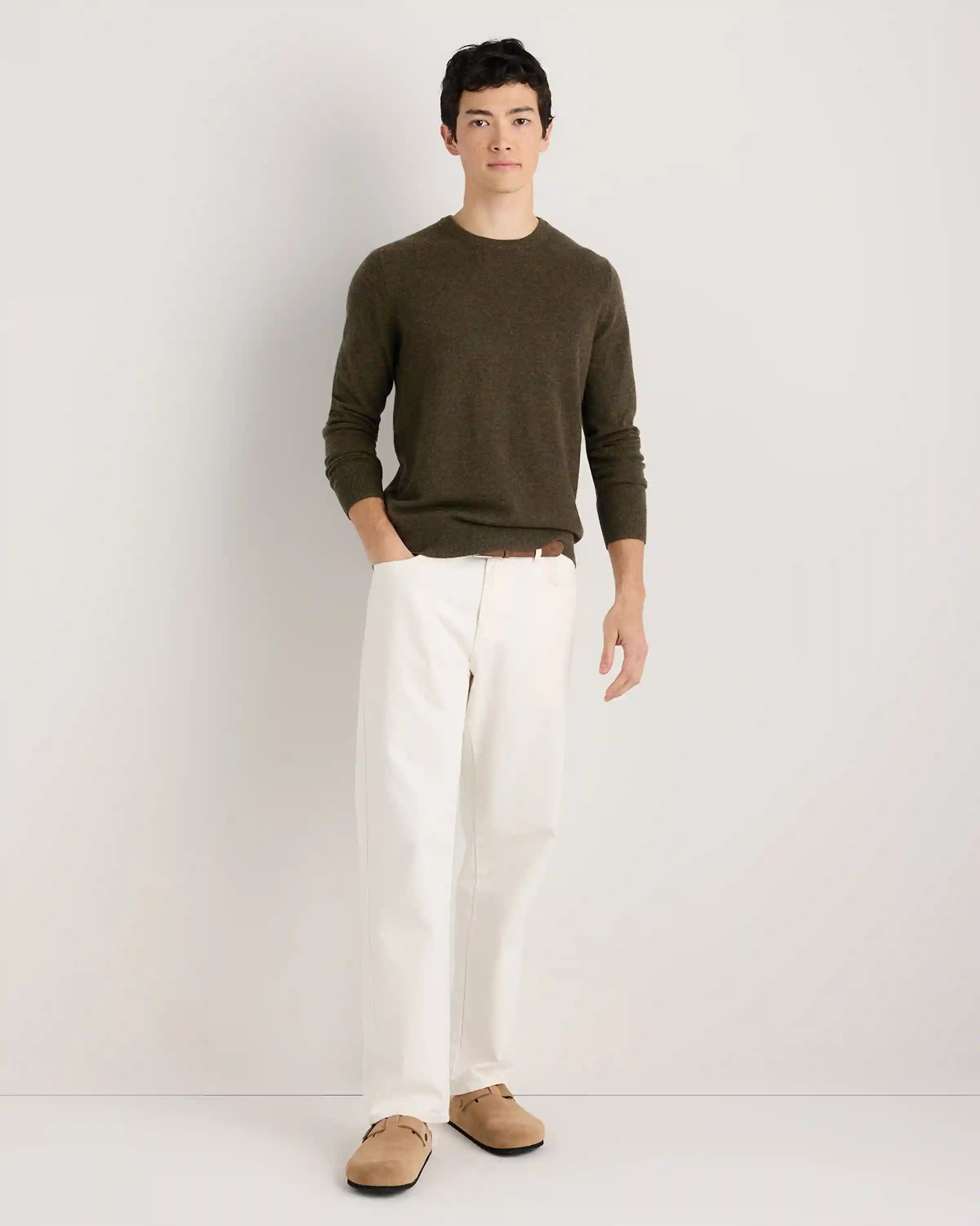 Mongolian Cashmere Crewneck Sweater