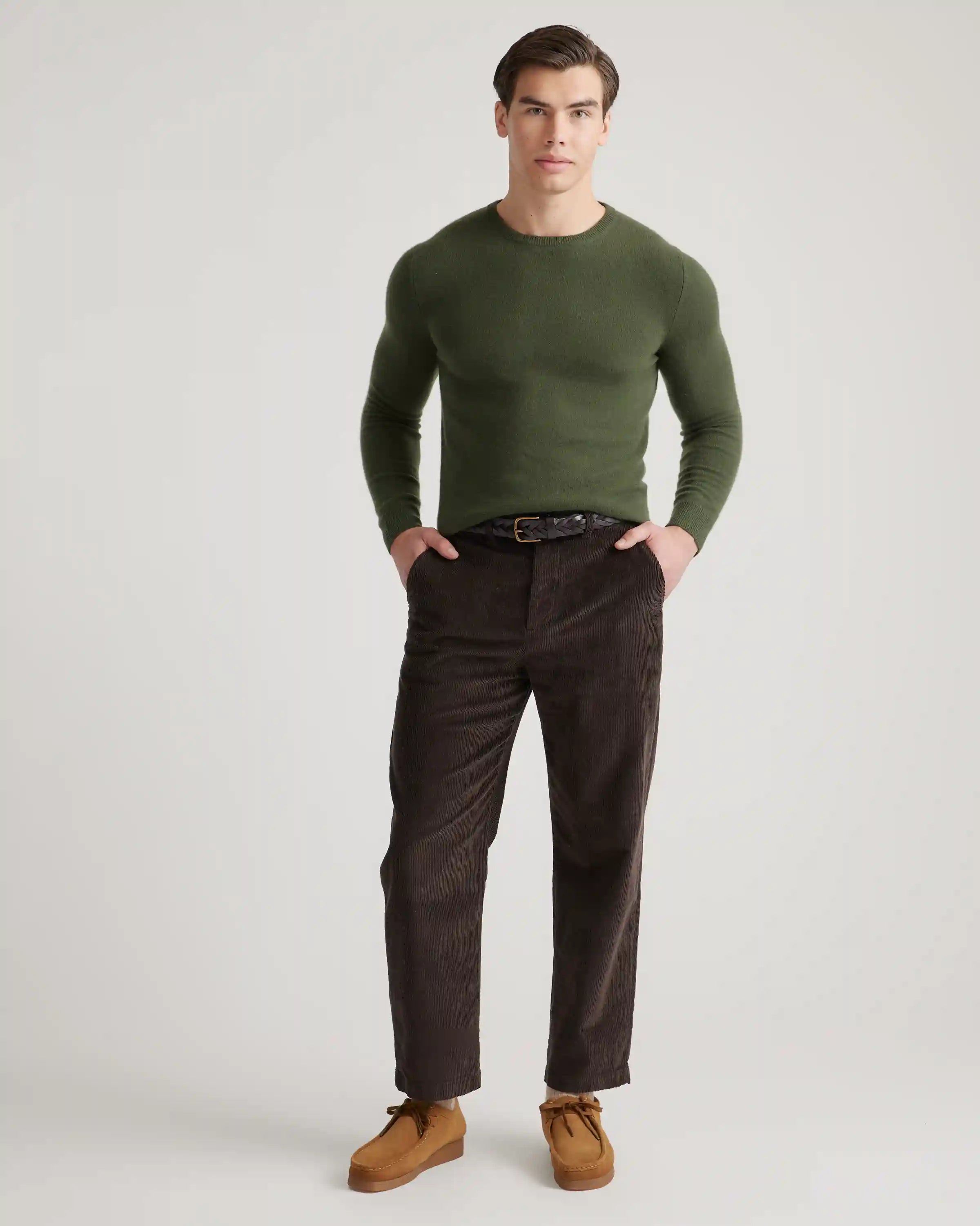 Mongolian Spring Cashmere Crewneck Sweater