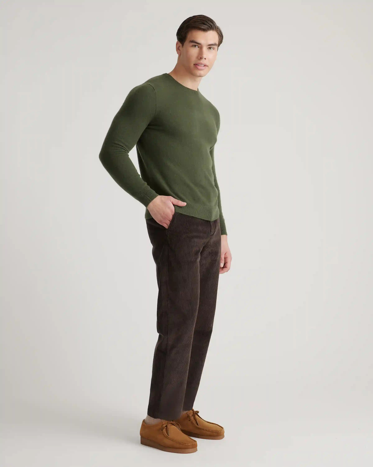 Mongolian Spring Cashmere Crewneck Sweater
