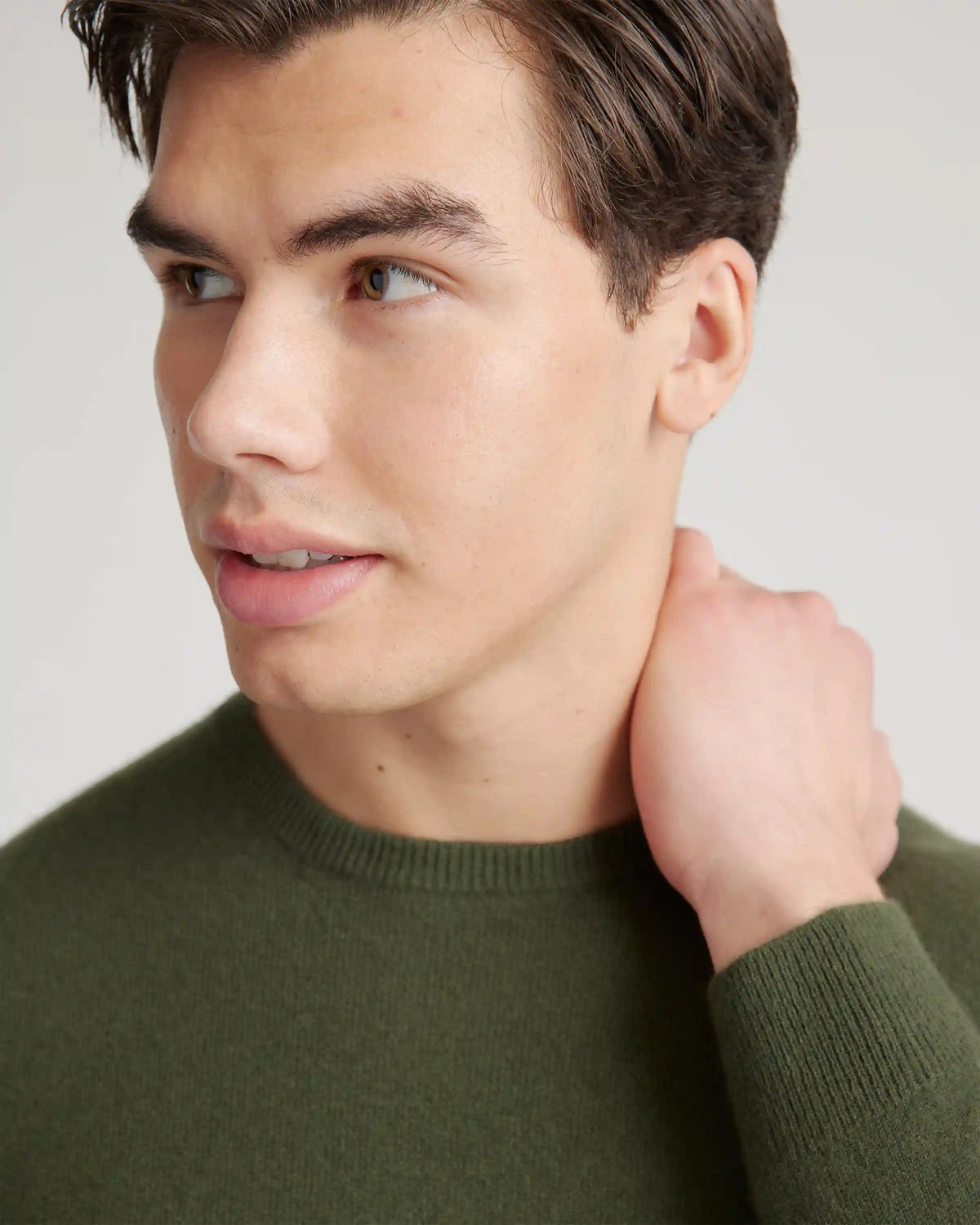 Mongolian Spring Cashmere Crewneck Sweater