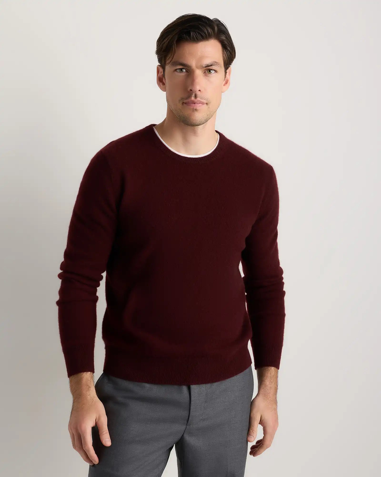 Mongolian Cashmere Crewneck Sweater