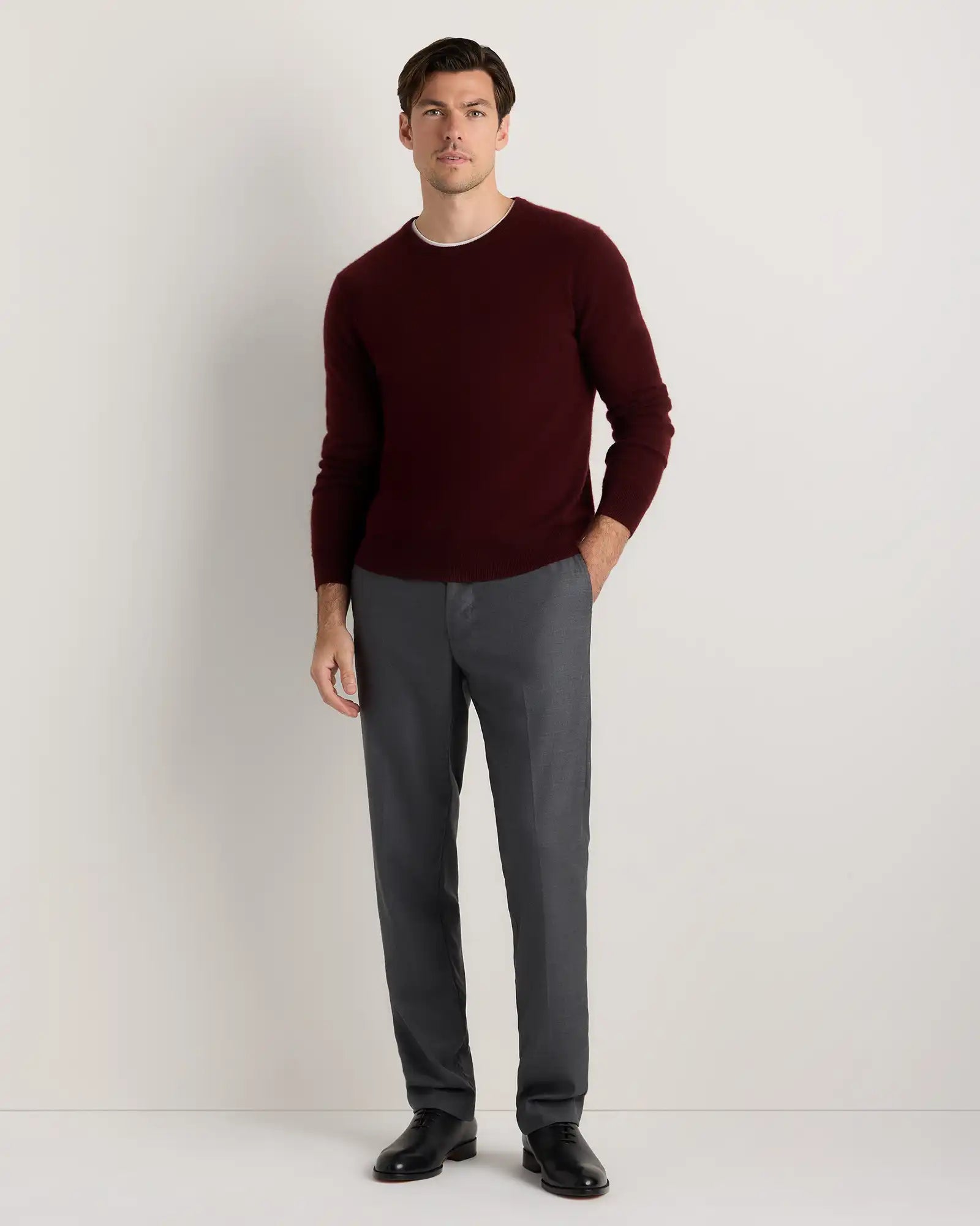 Mongolian Cashmere Crewneck Sweater