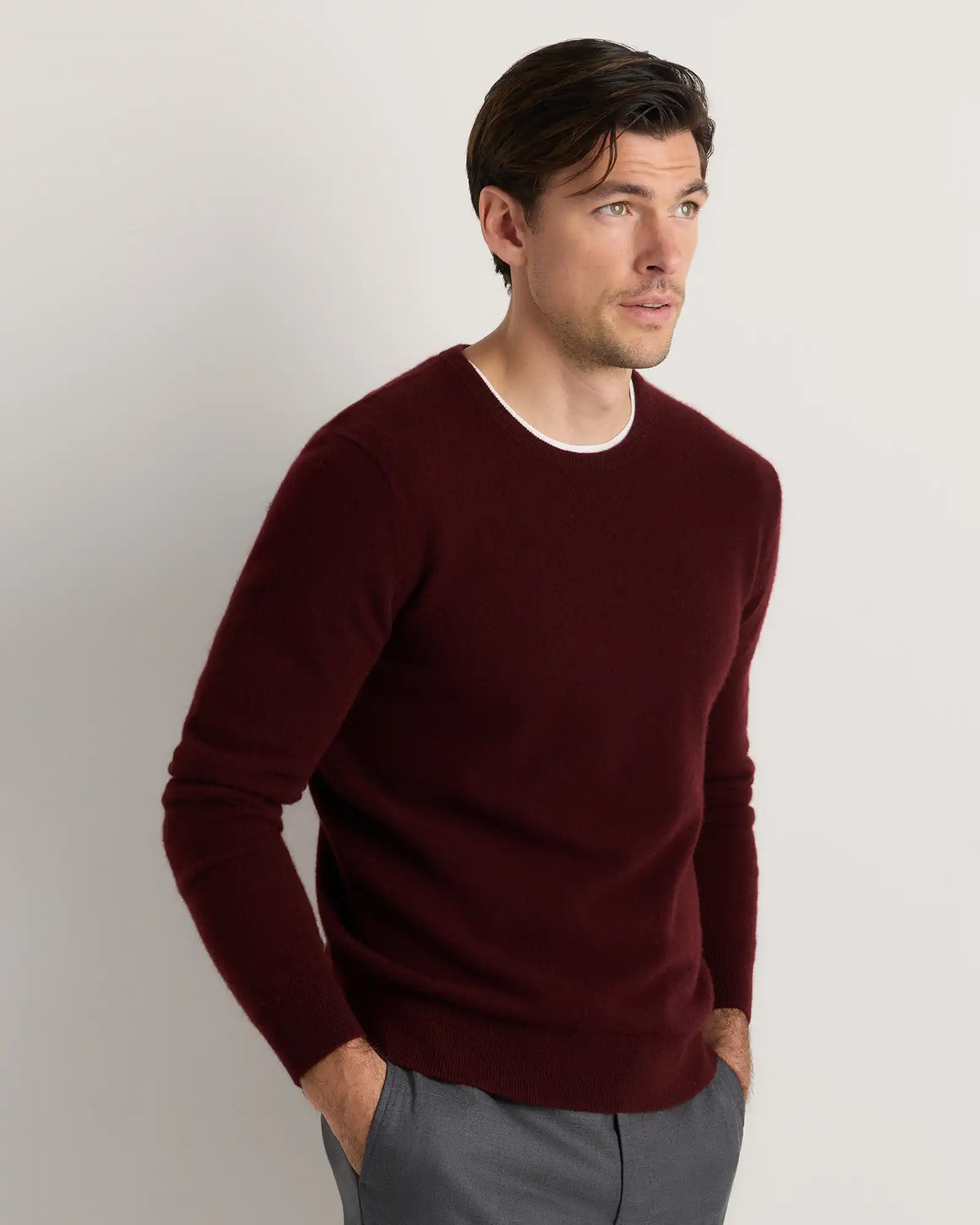 Mongolian Cashmere Crewneck Sweater