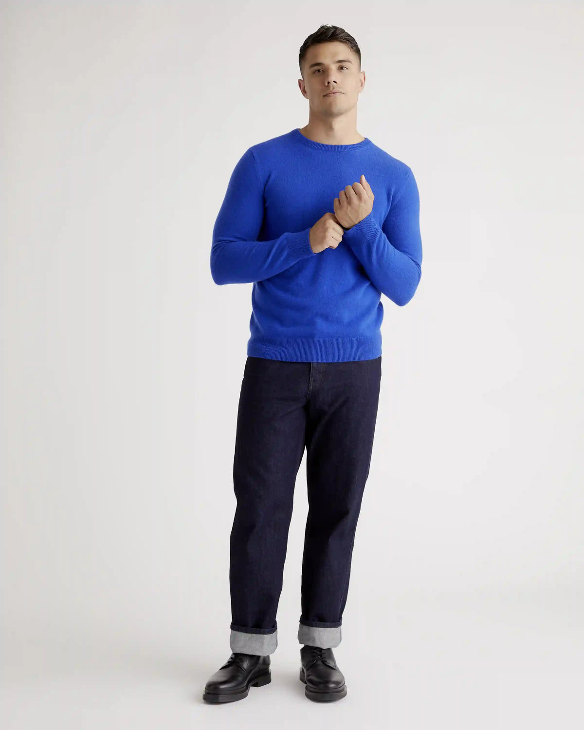Mongolian Spring Cashmere Crewneck Sweater