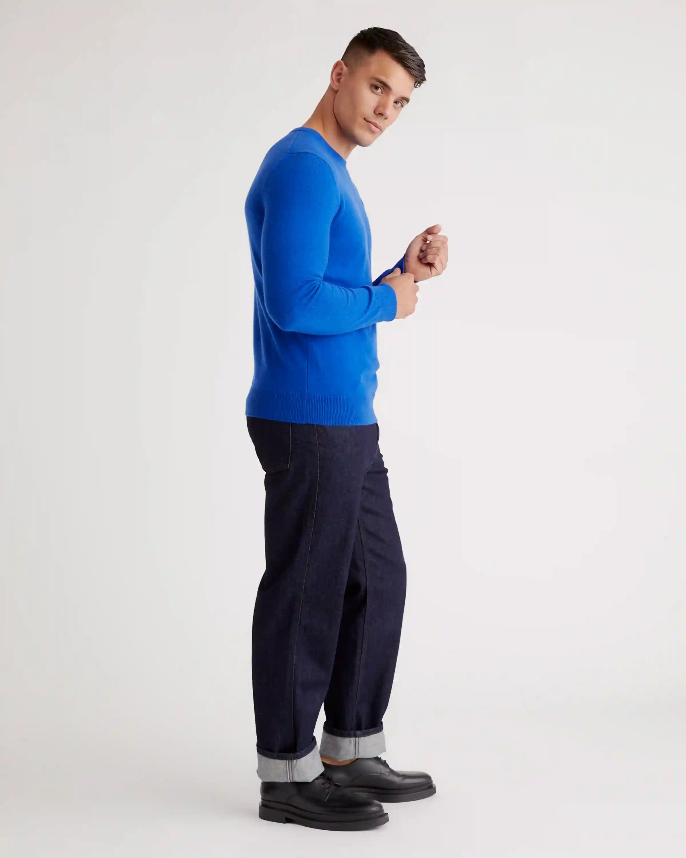 Mongolian Cashmere Crewneck Sweater