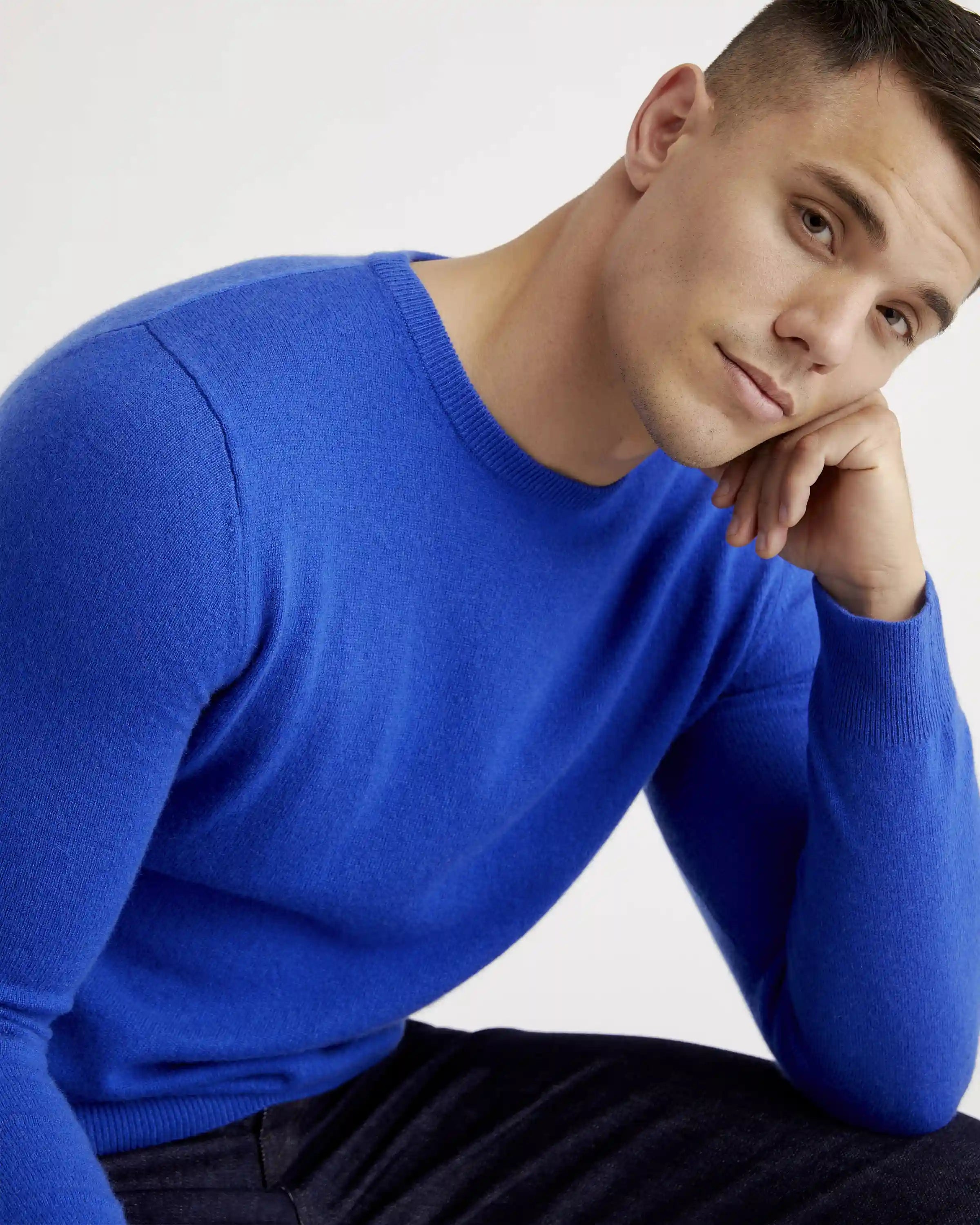 Mongolian Cashmere Crewneck Sweater