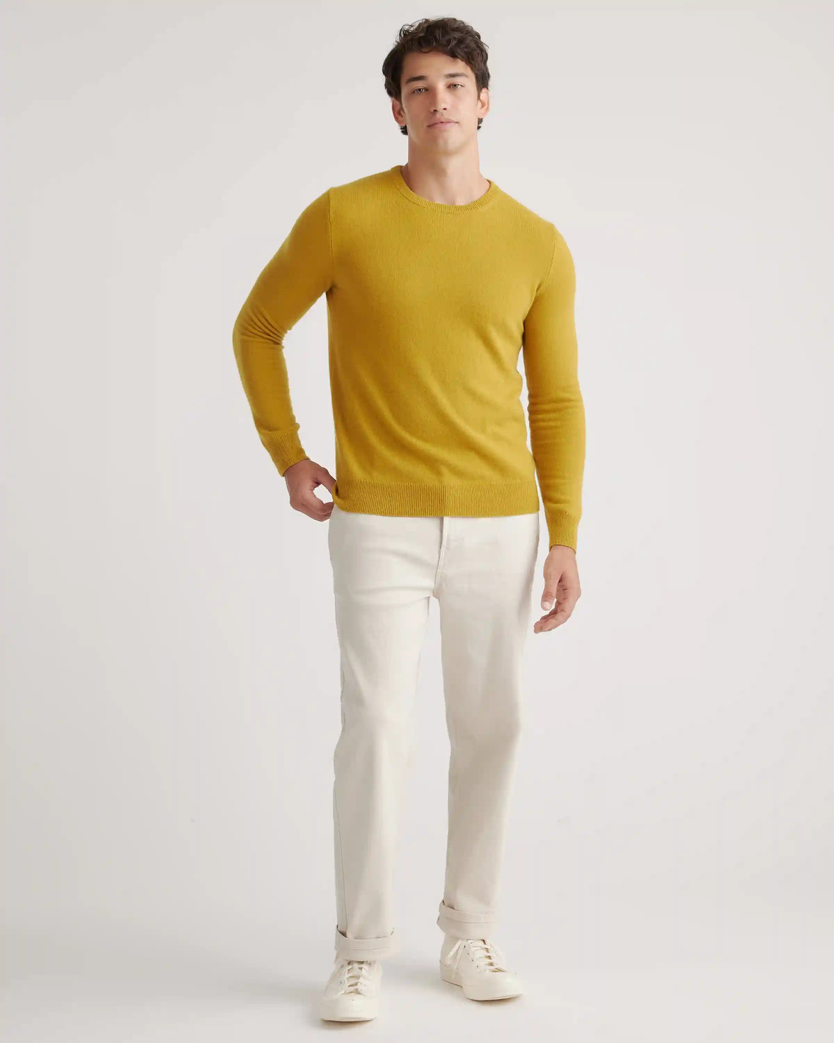 Mongolian Cashmere Crewneck Sweater
