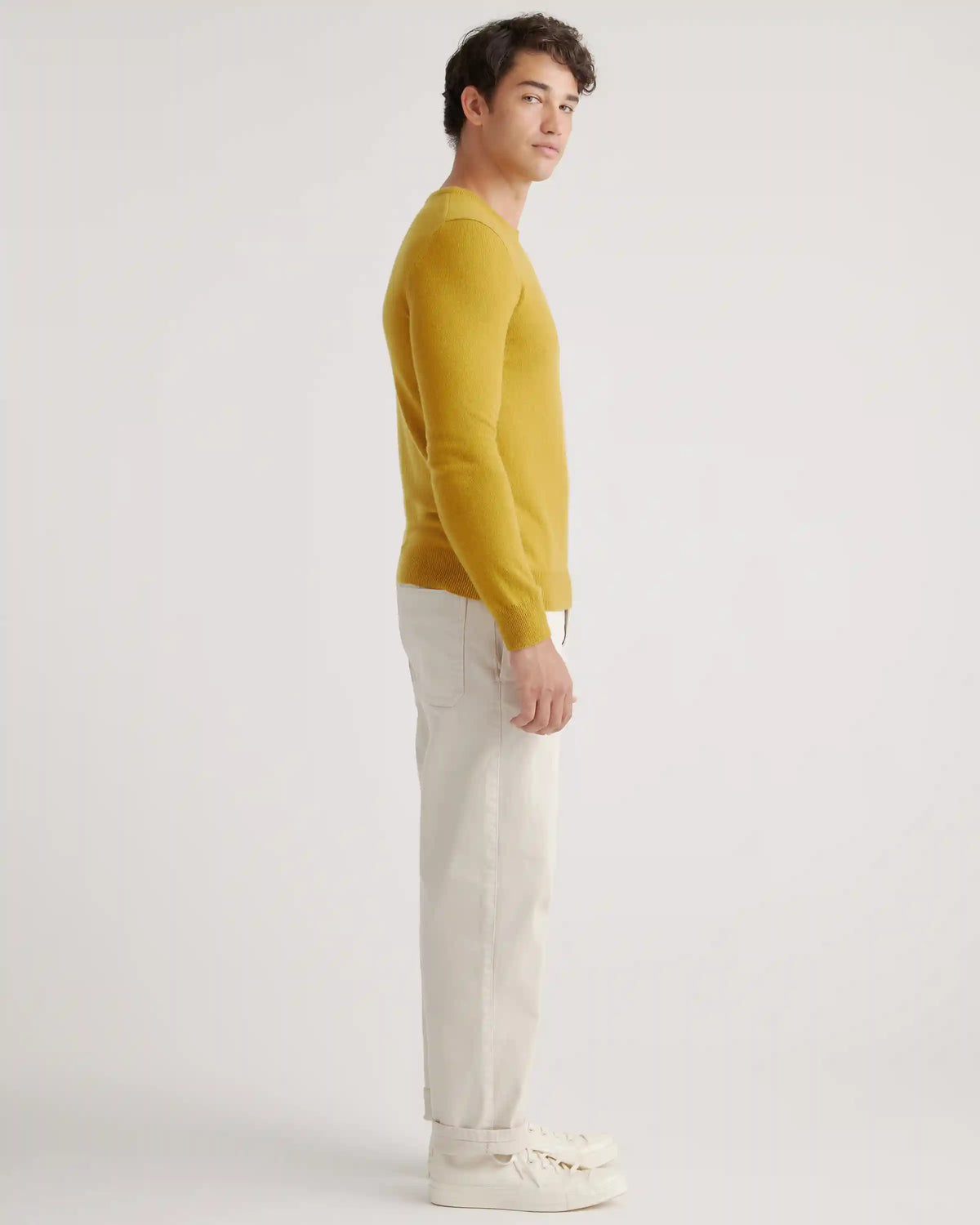 Mongolian Cashmere Crewneck Sweater