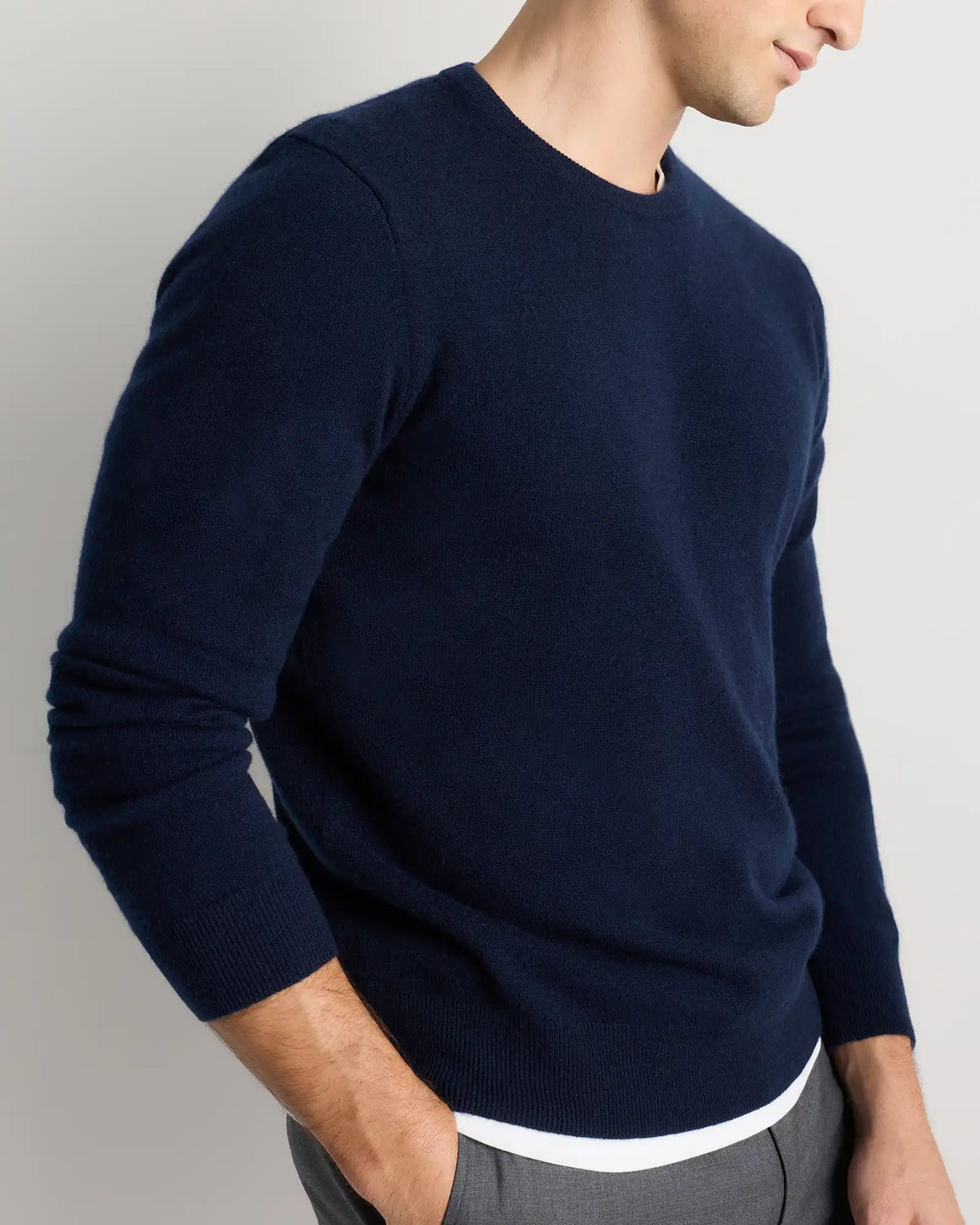 Mongolian Cashmere Crewneck Sweater