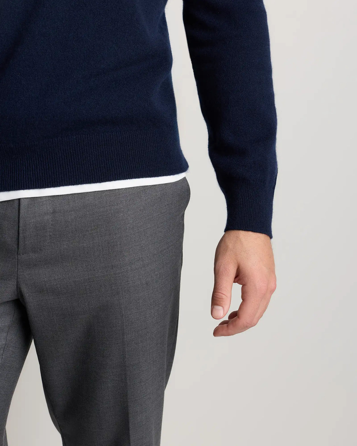 Mongolian Cashmere Crewneck Sweater