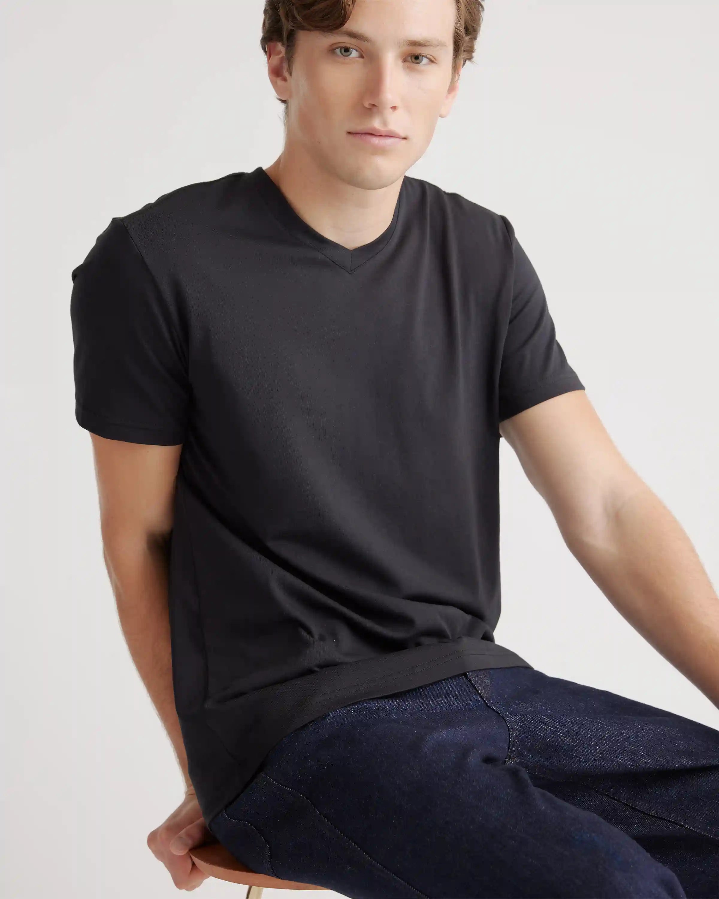 Cotton Modal V-Neck Tee