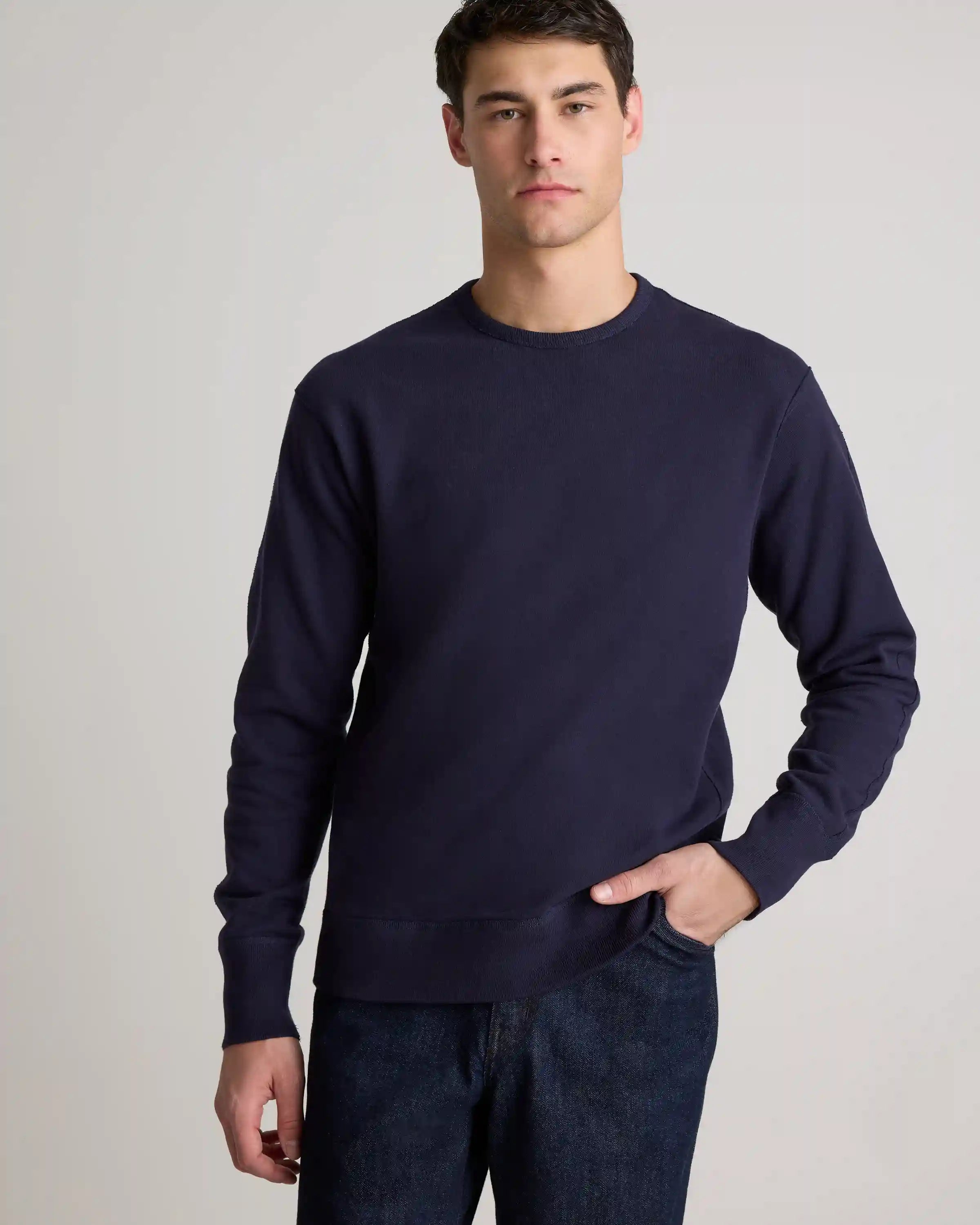 Organic Midweight French Terry Crewneck