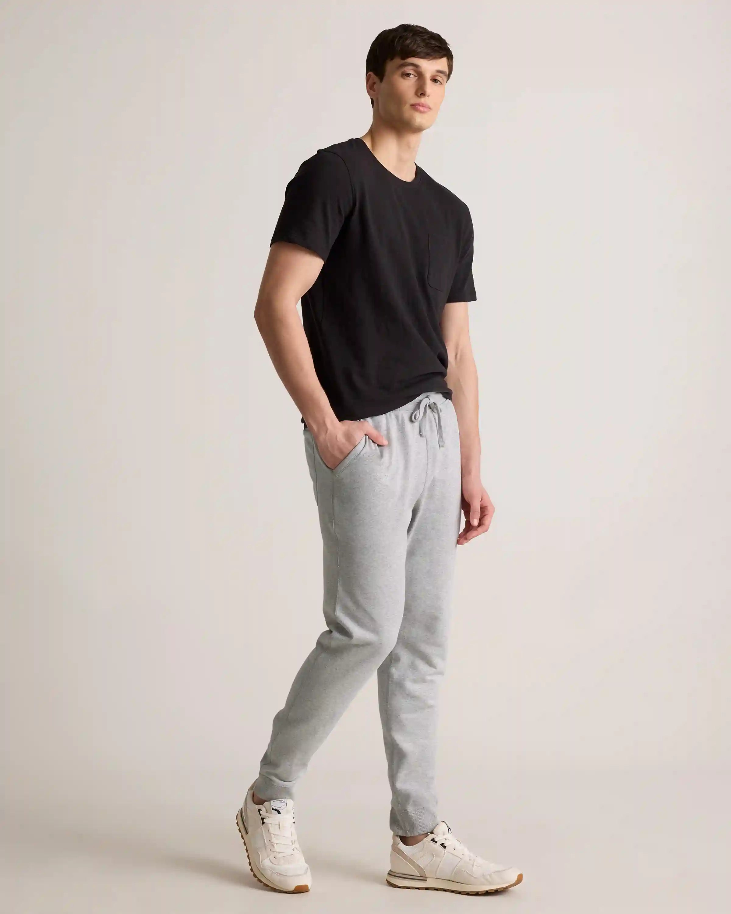 Organic Midweight French Terry Slim Joggers