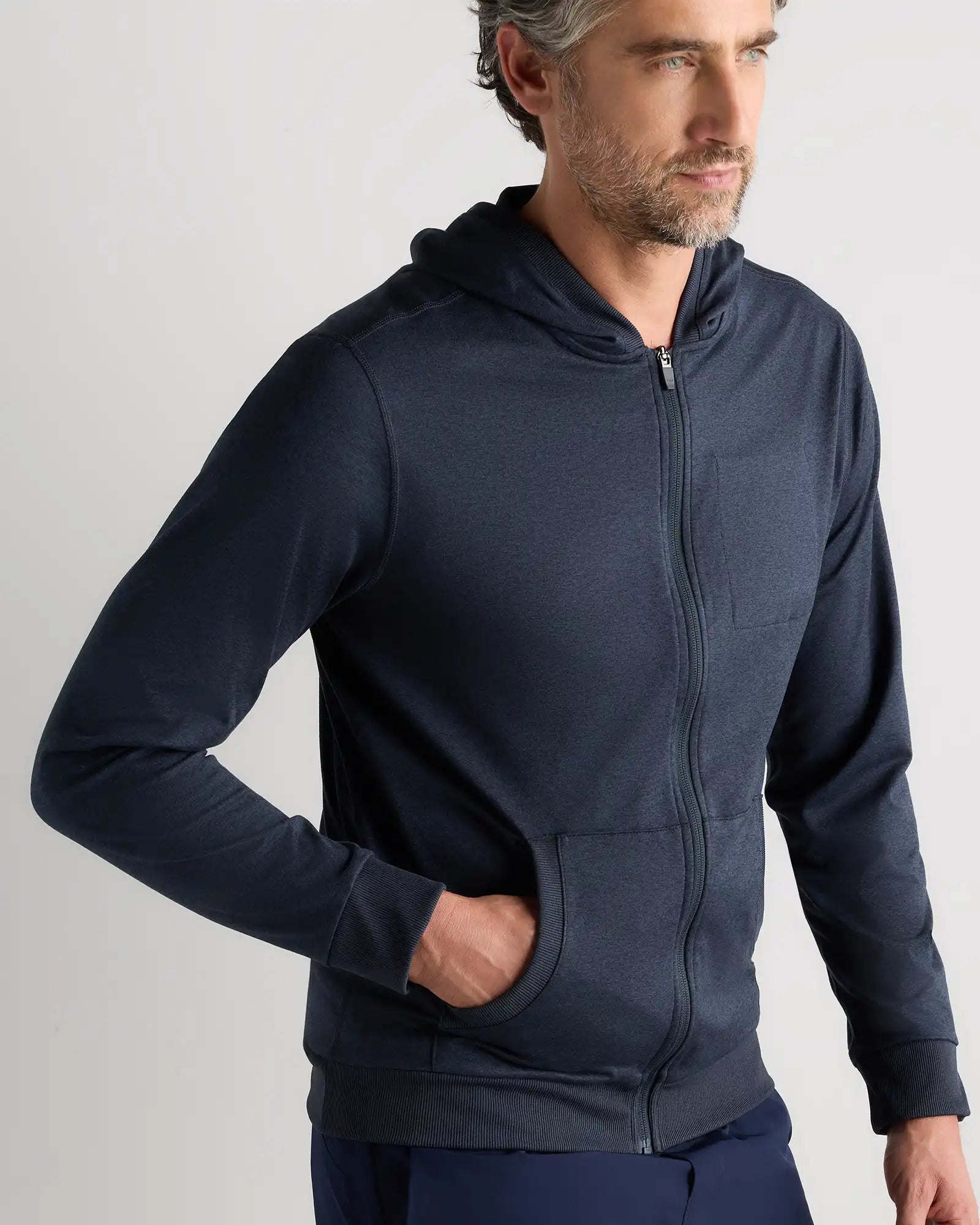Flowknit Performance Full-Zip Chest Pocket Hoodie