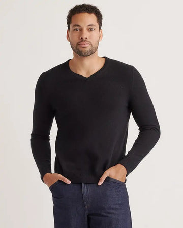 Mongolian Spring Cashmere V-Neck Sweater