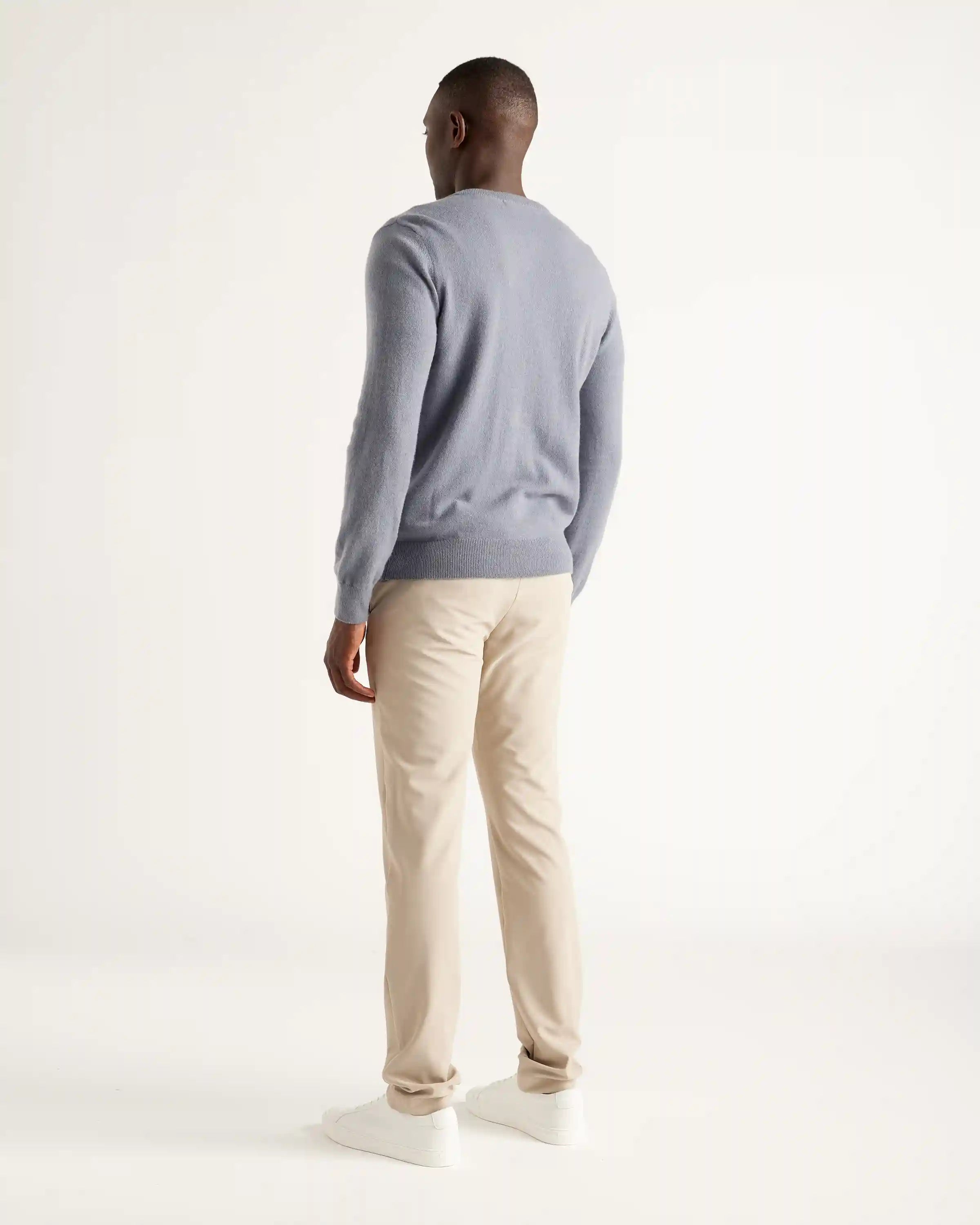 Mongolian Cashmere V-Neck Sweater