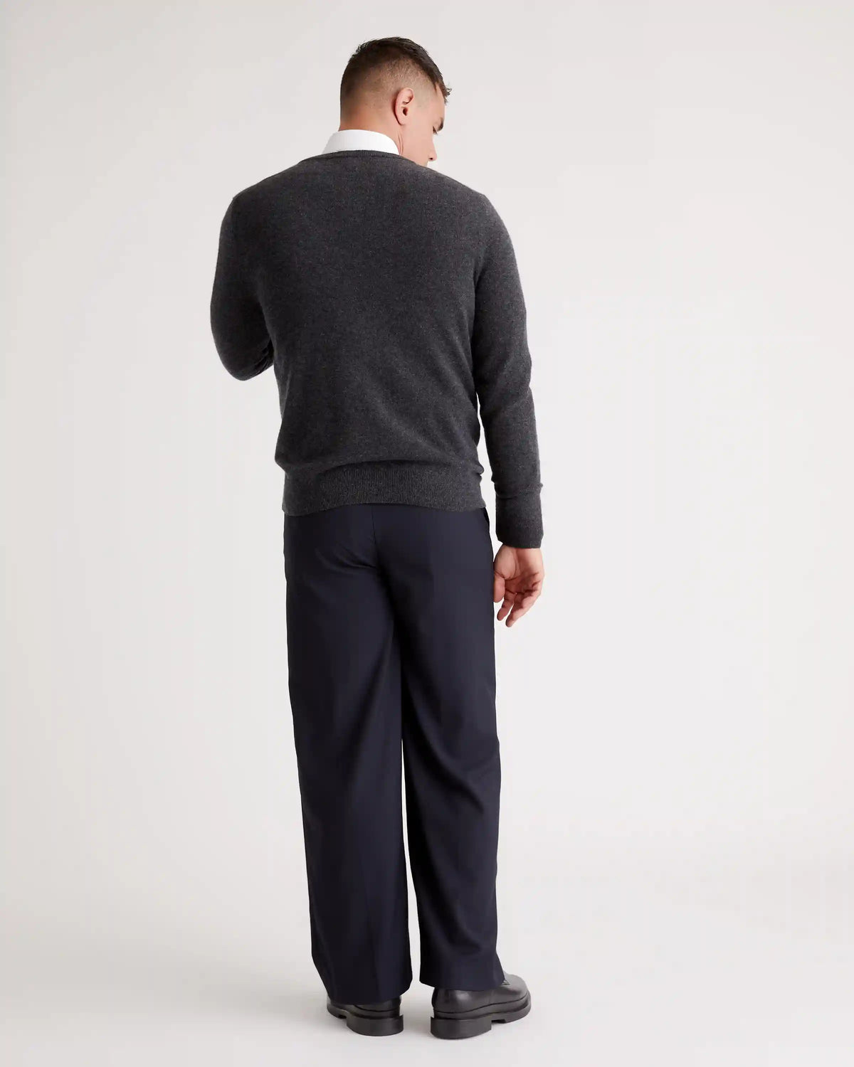 Mongolian Spring Cashmere V-Neck Sweater