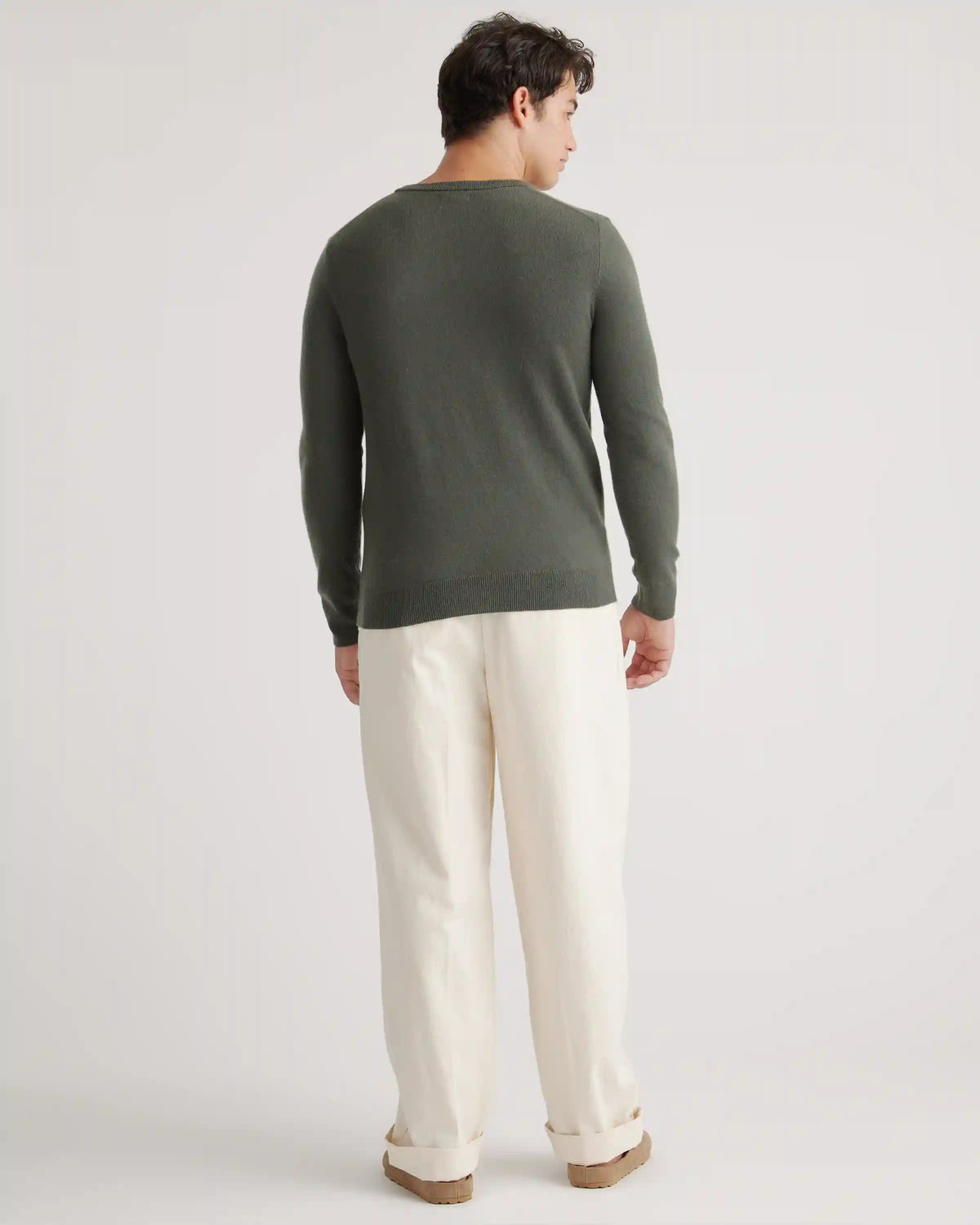 Mongolian Cashmere V-Neck Sweater