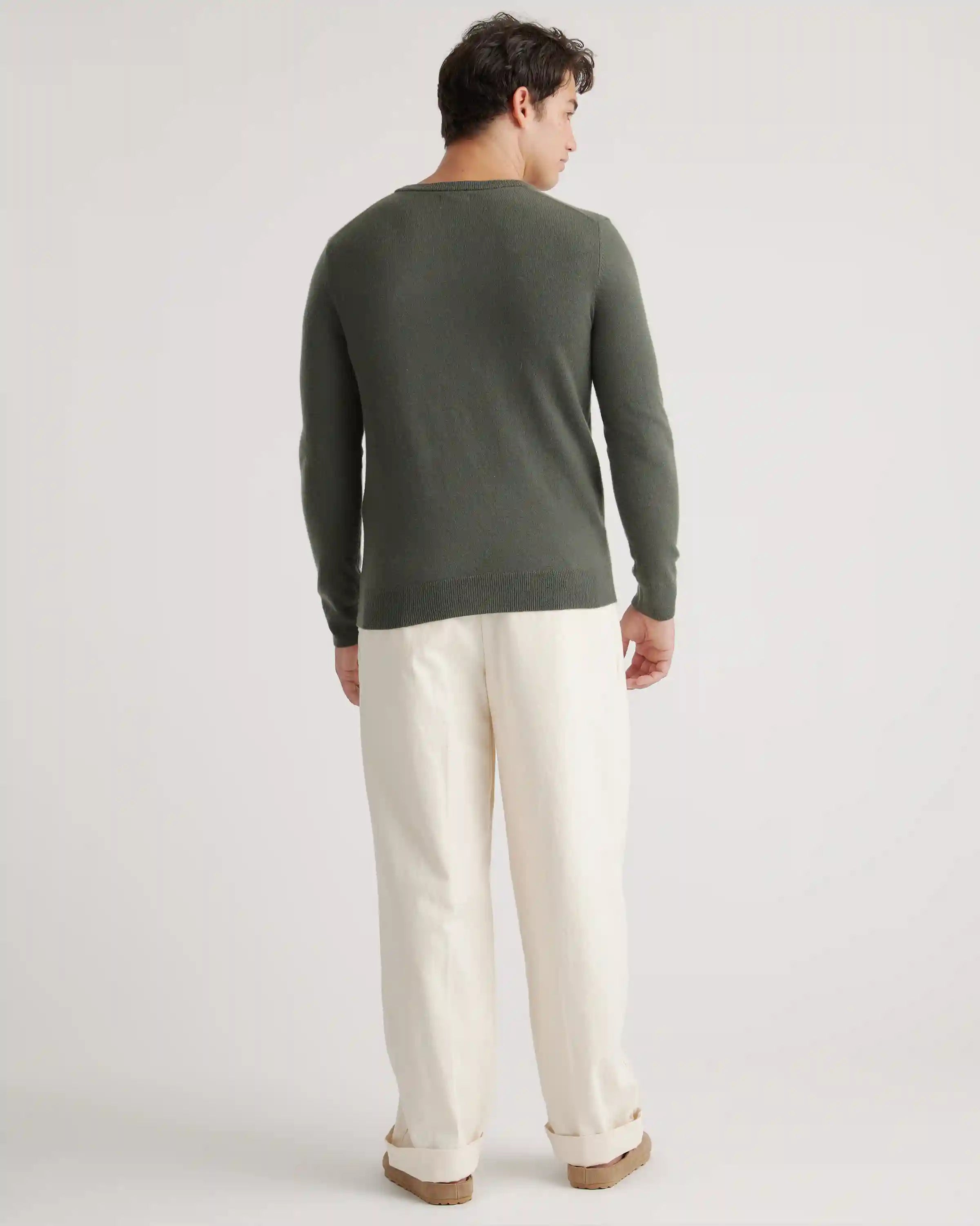 Mongolian Spring Cashmere V-Neck Sweater