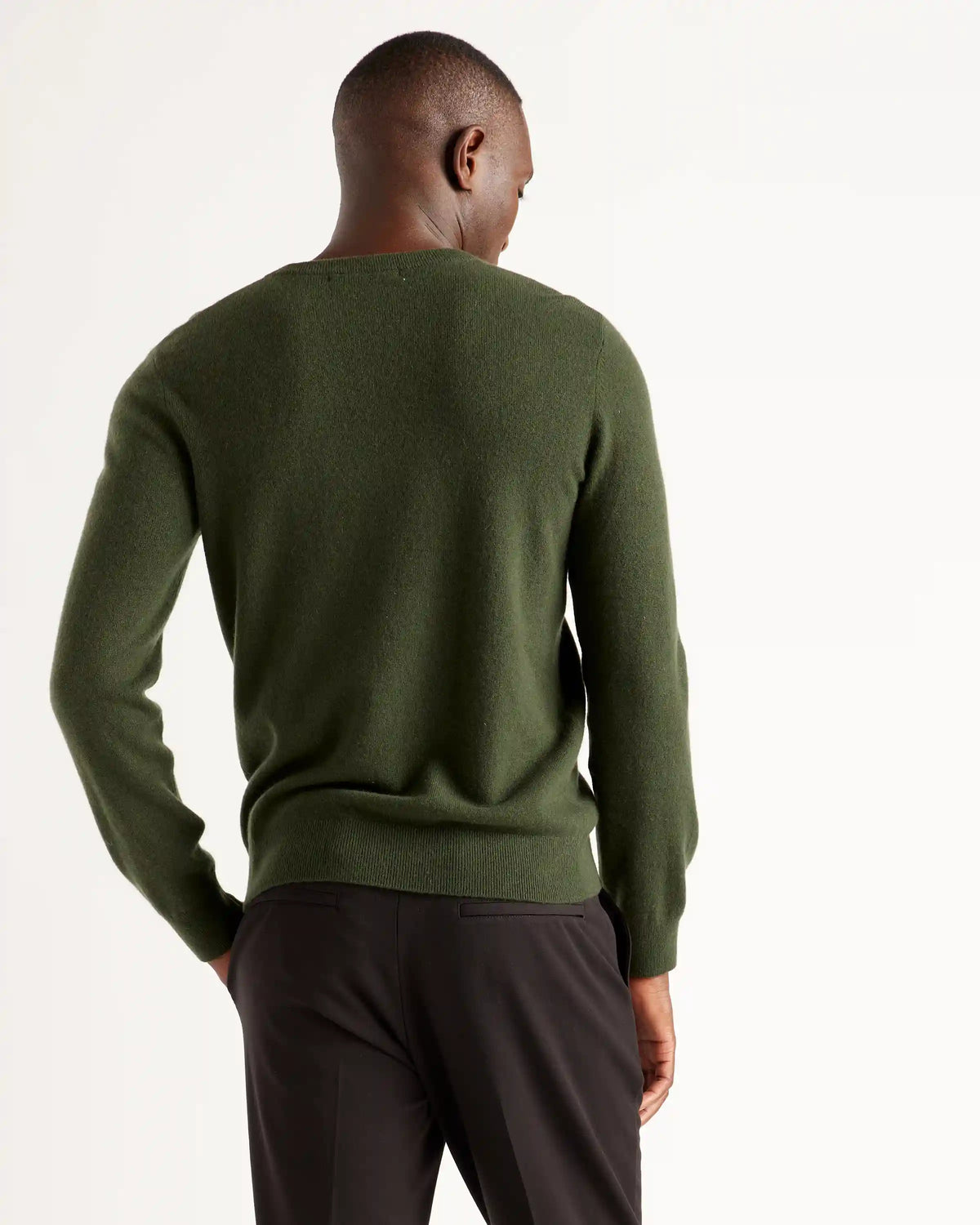 Mongolian Cashmere V-Neck Sweater