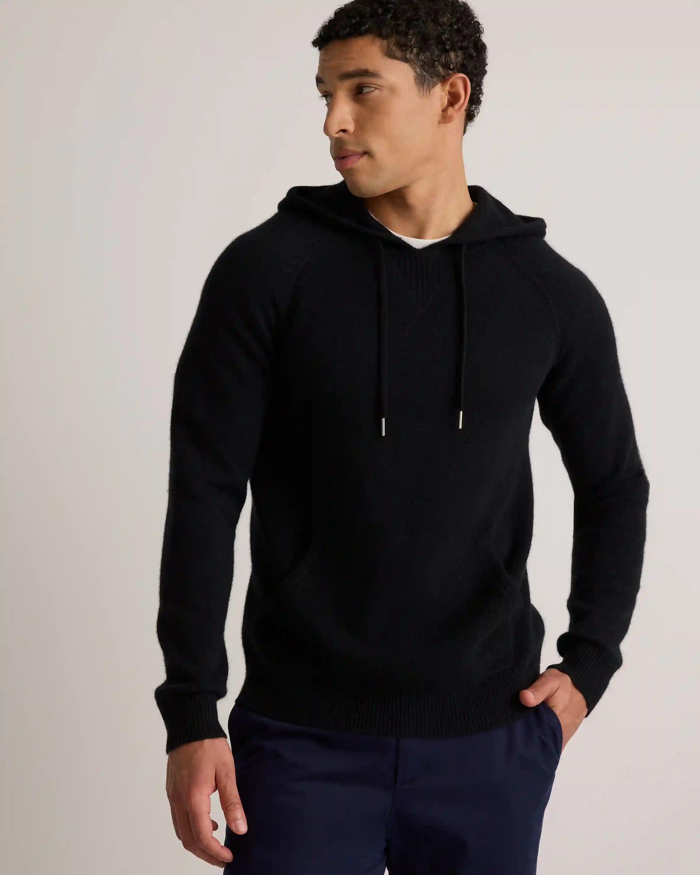 Mongolian Cashmere Pullover Hoodie