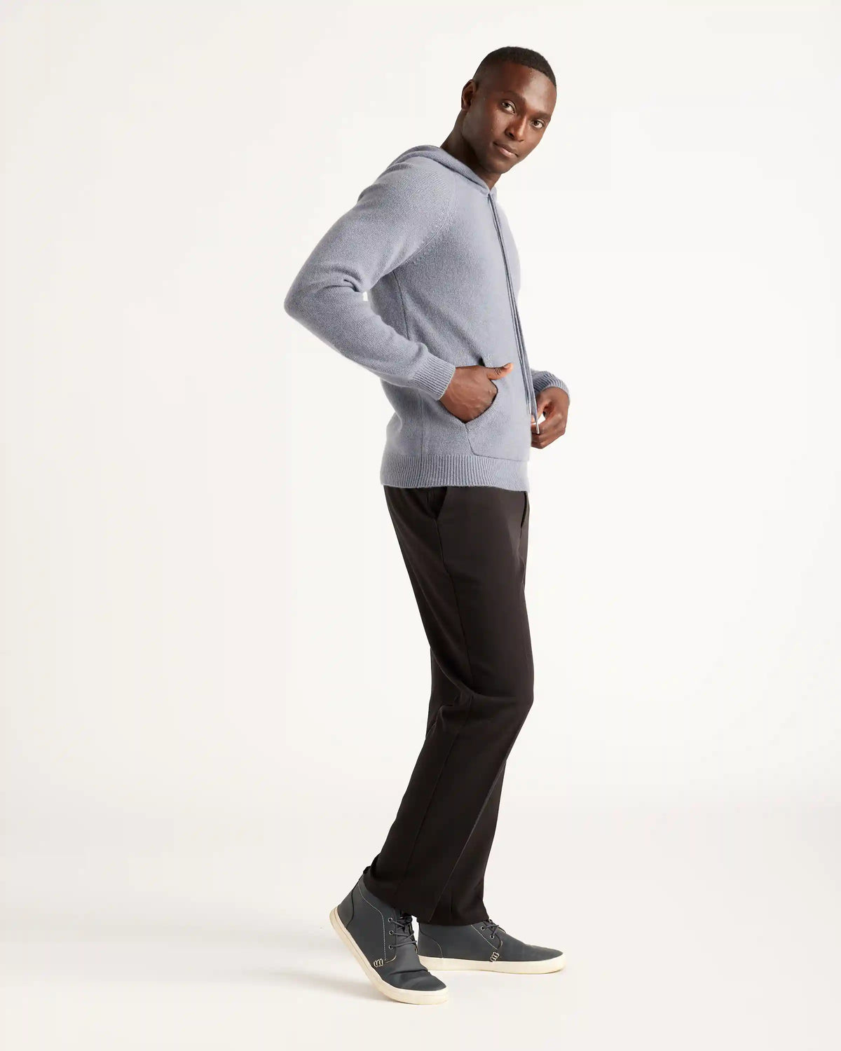 Mongolian Cashmere Pullover Hoodie