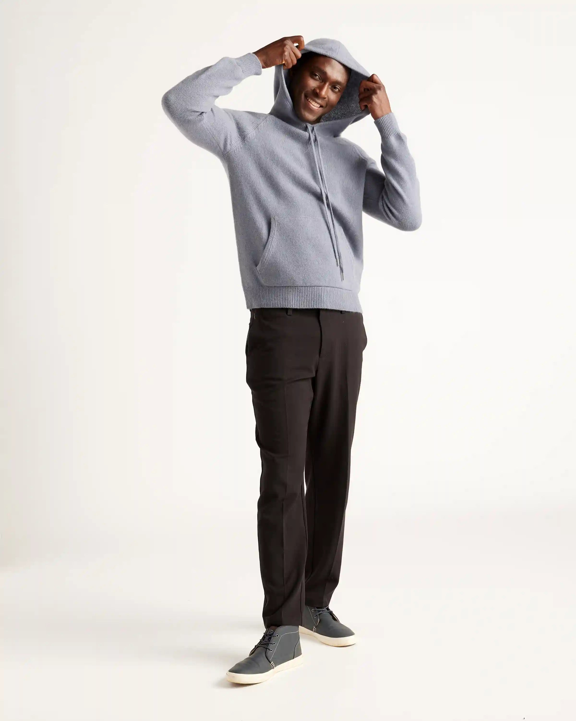 Mongolian Spring Cashmere Pullover Hoodie
