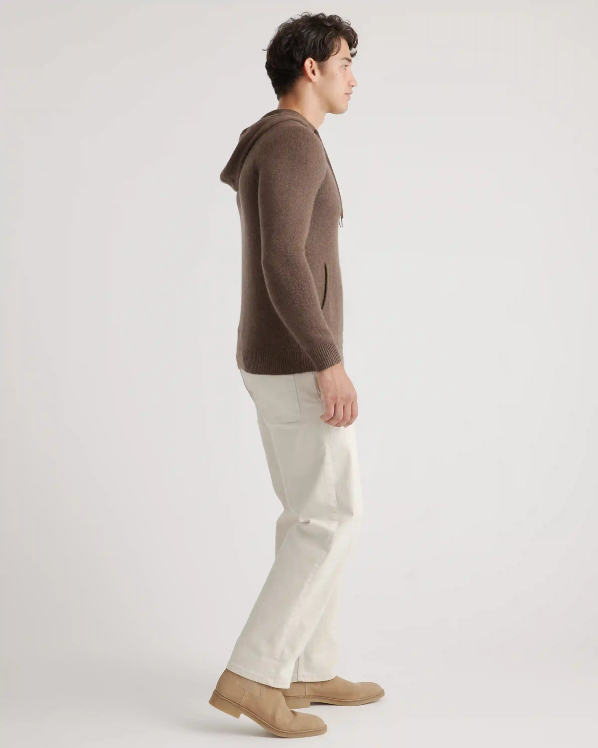 Mongolian Cashmere Pullover Hoodie