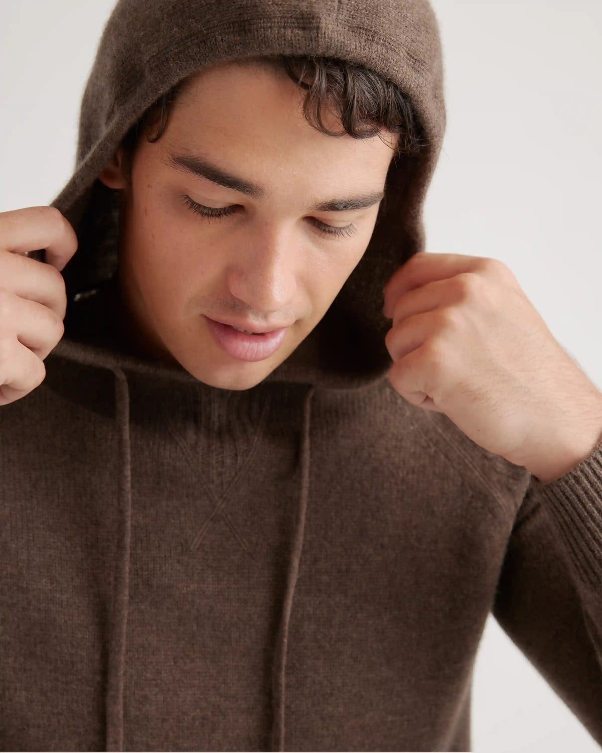 Mongolian Cashmere Pullover Hoodie