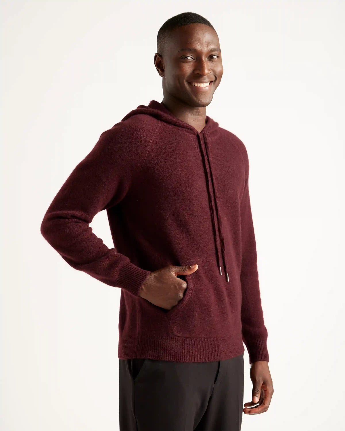 Mongolian Cashmere Pullover Hoodie