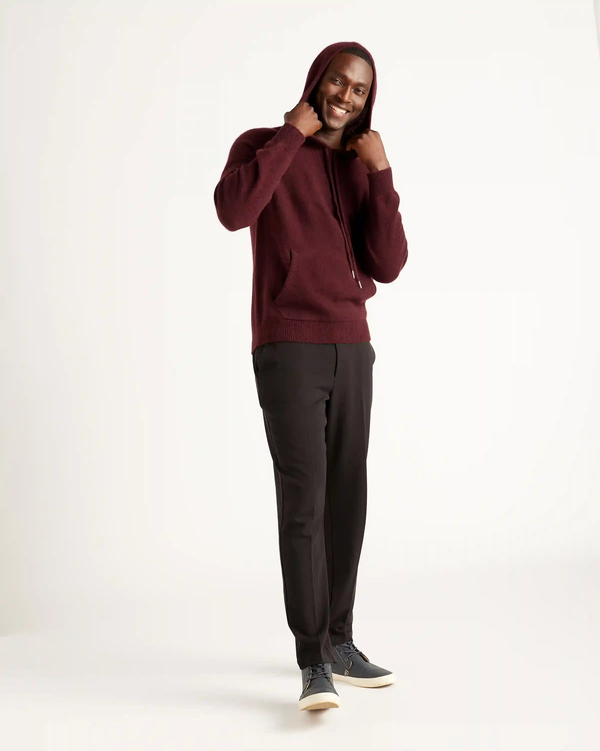 Mongolian Cashmere Pullover Hoodie