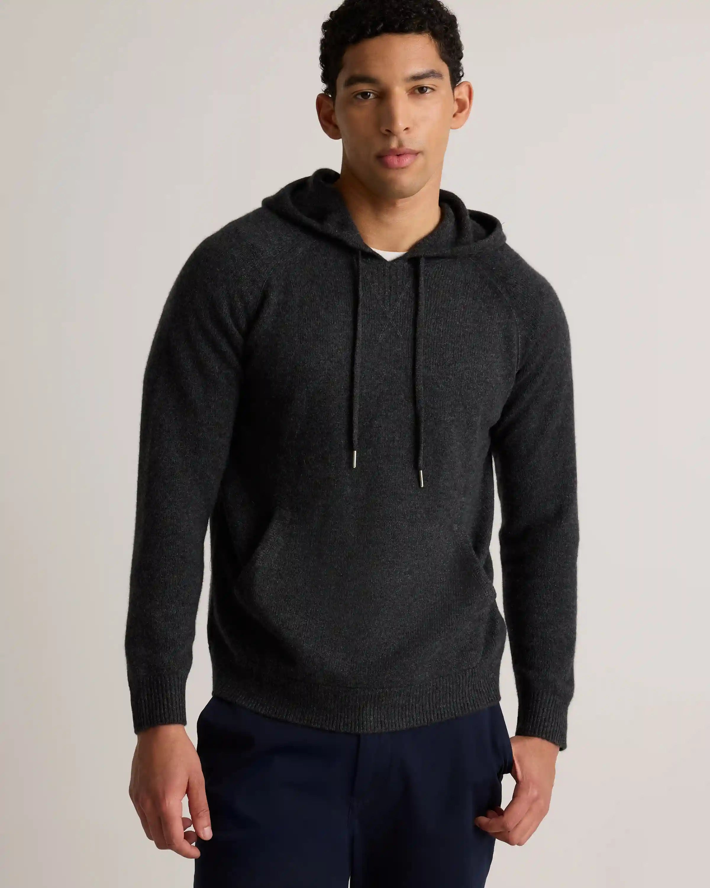 Mongolian Cashmere Pullover Hoodie
