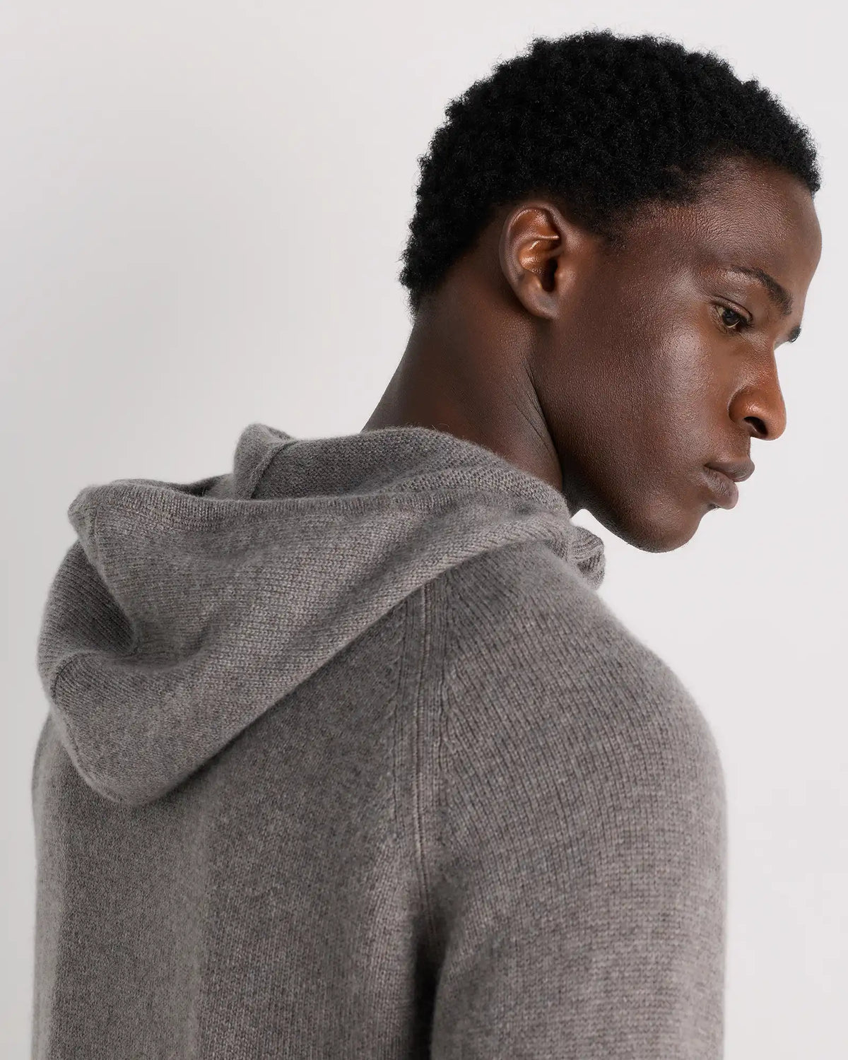 Mongolian Cashmere Pullover Hoodie