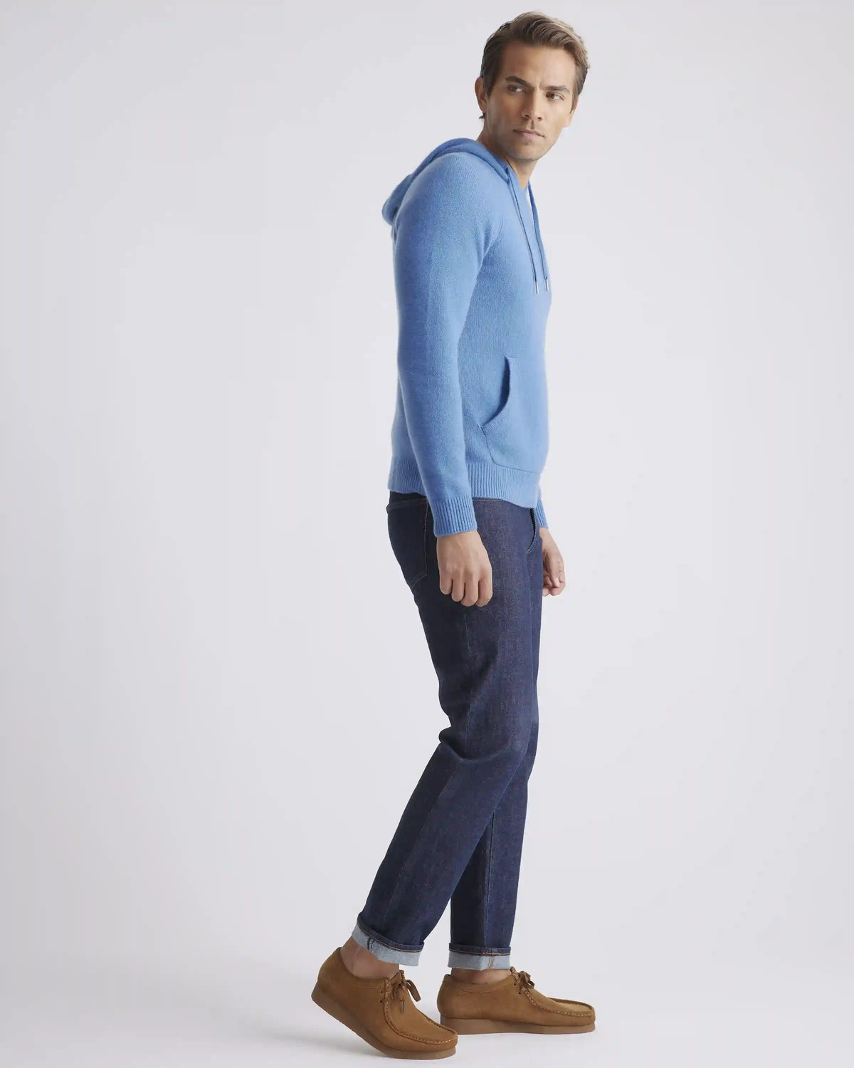 Mongolian Cashmere Pullover Hoodie