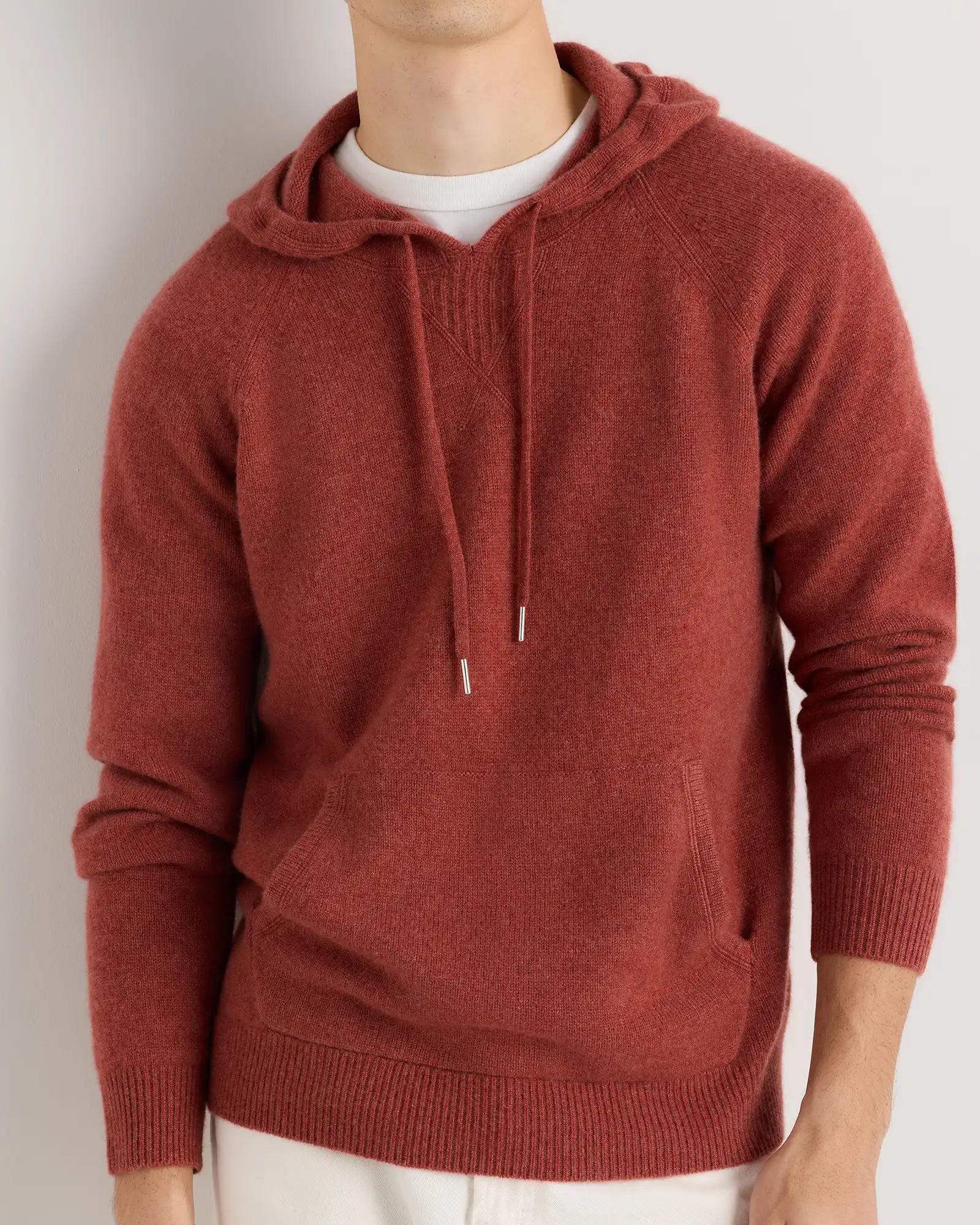 Mongolian Cashmere Pullover Hoodie