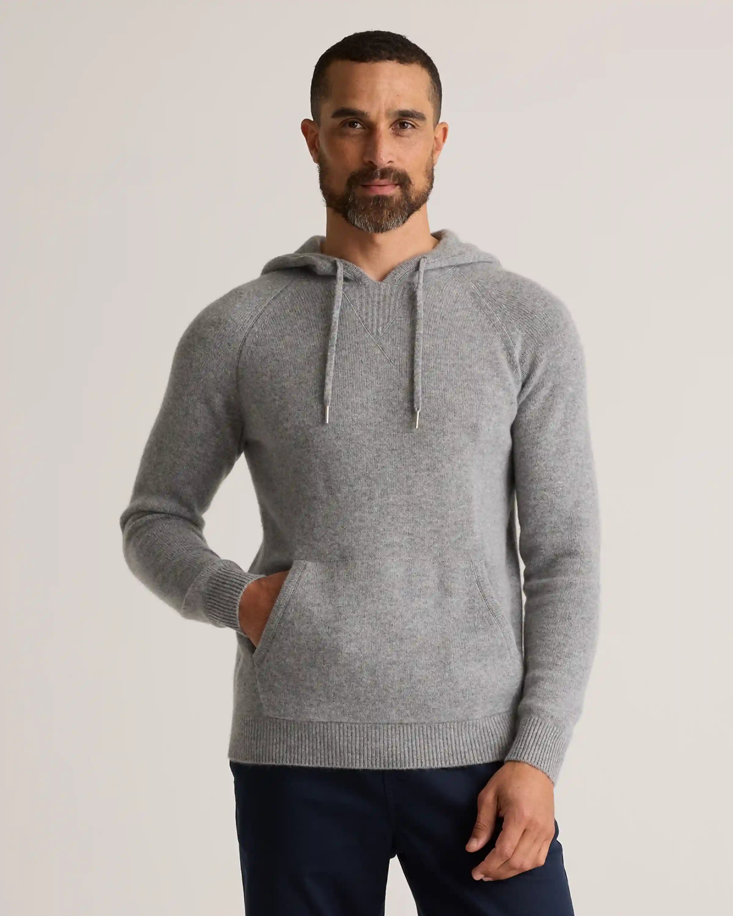 Mongolian Cashmere Pullover Hoodie