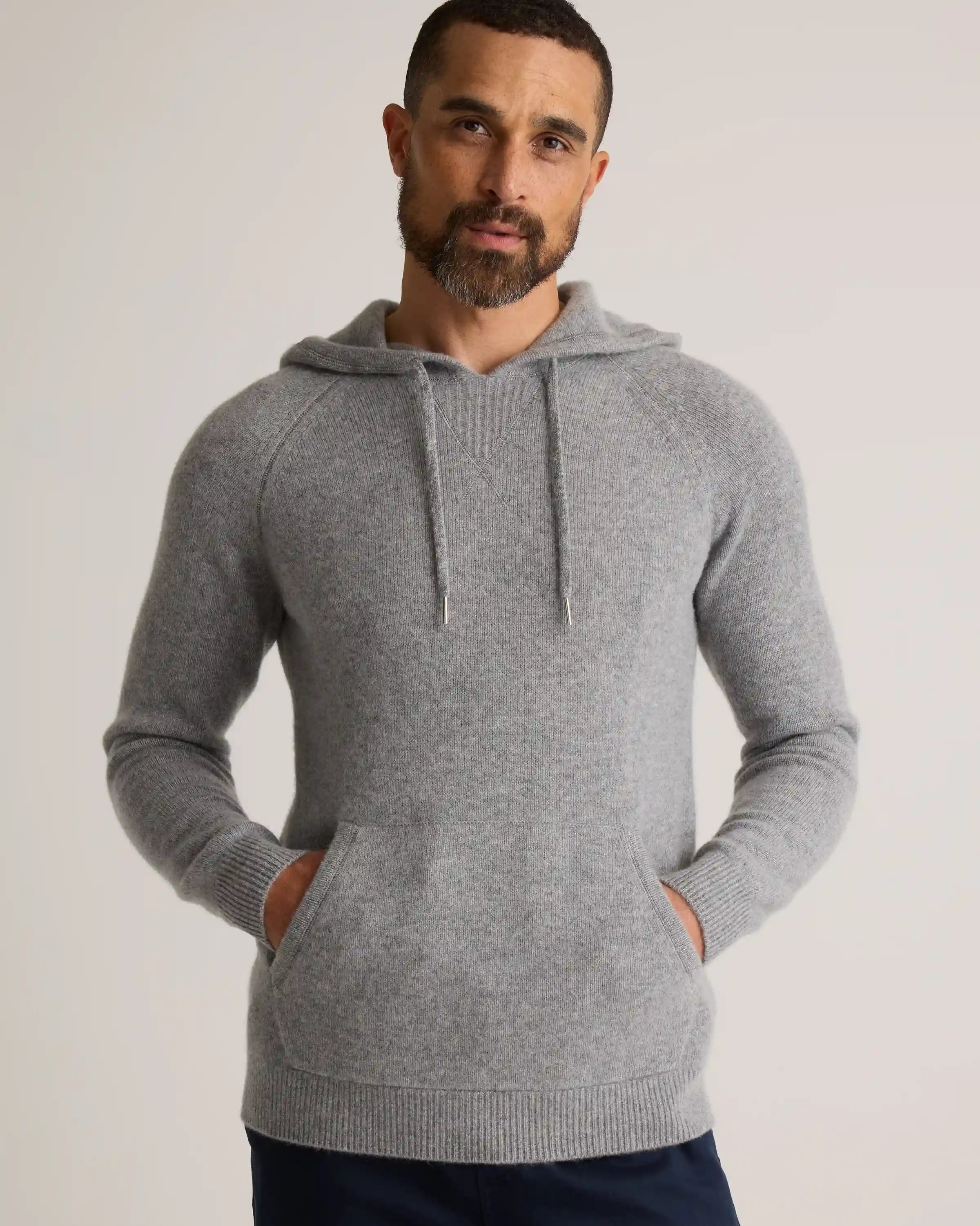 Mongolian Cashmere Pullover Hoodie
