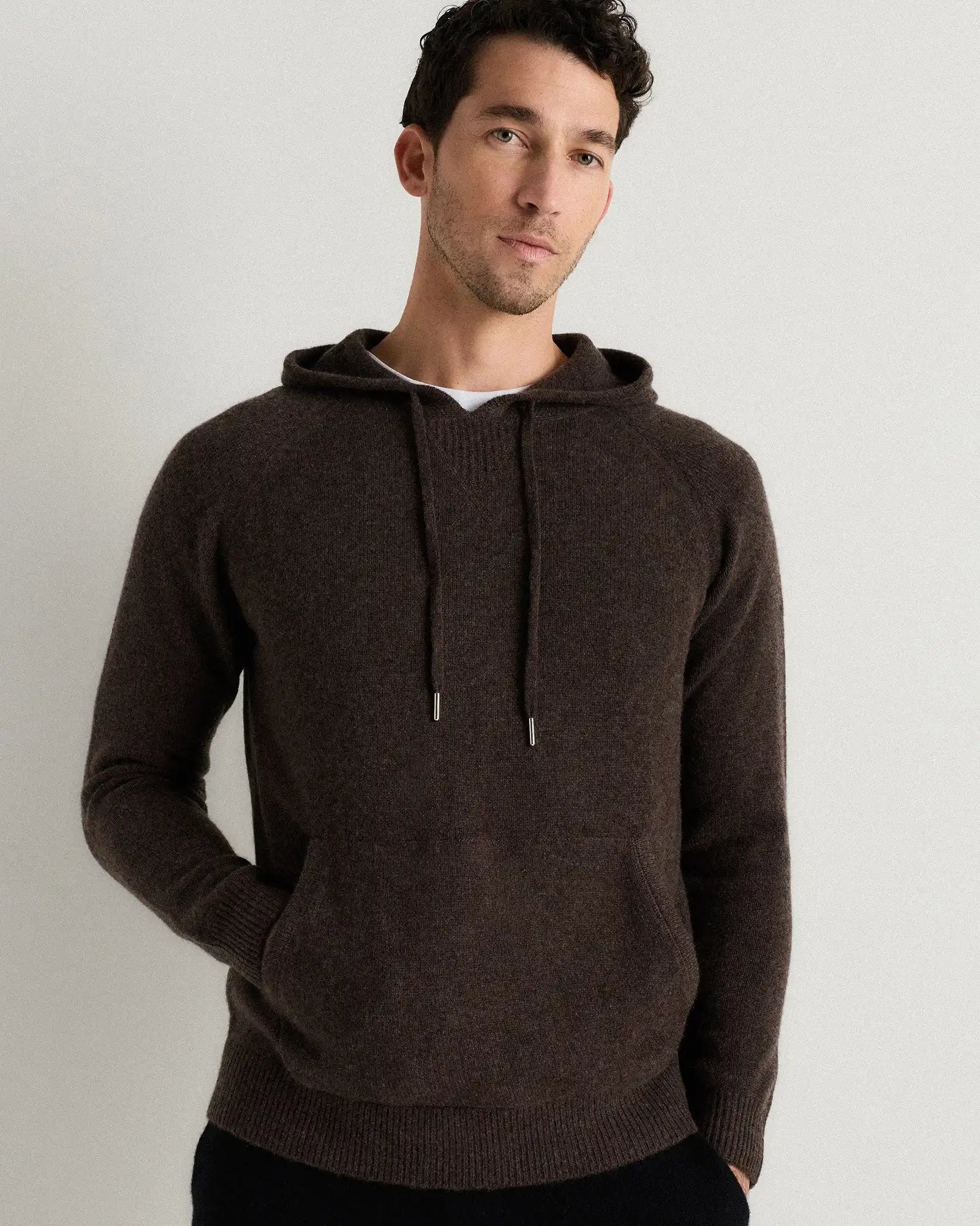 Mongolian Cashmere Pullover Hoodie