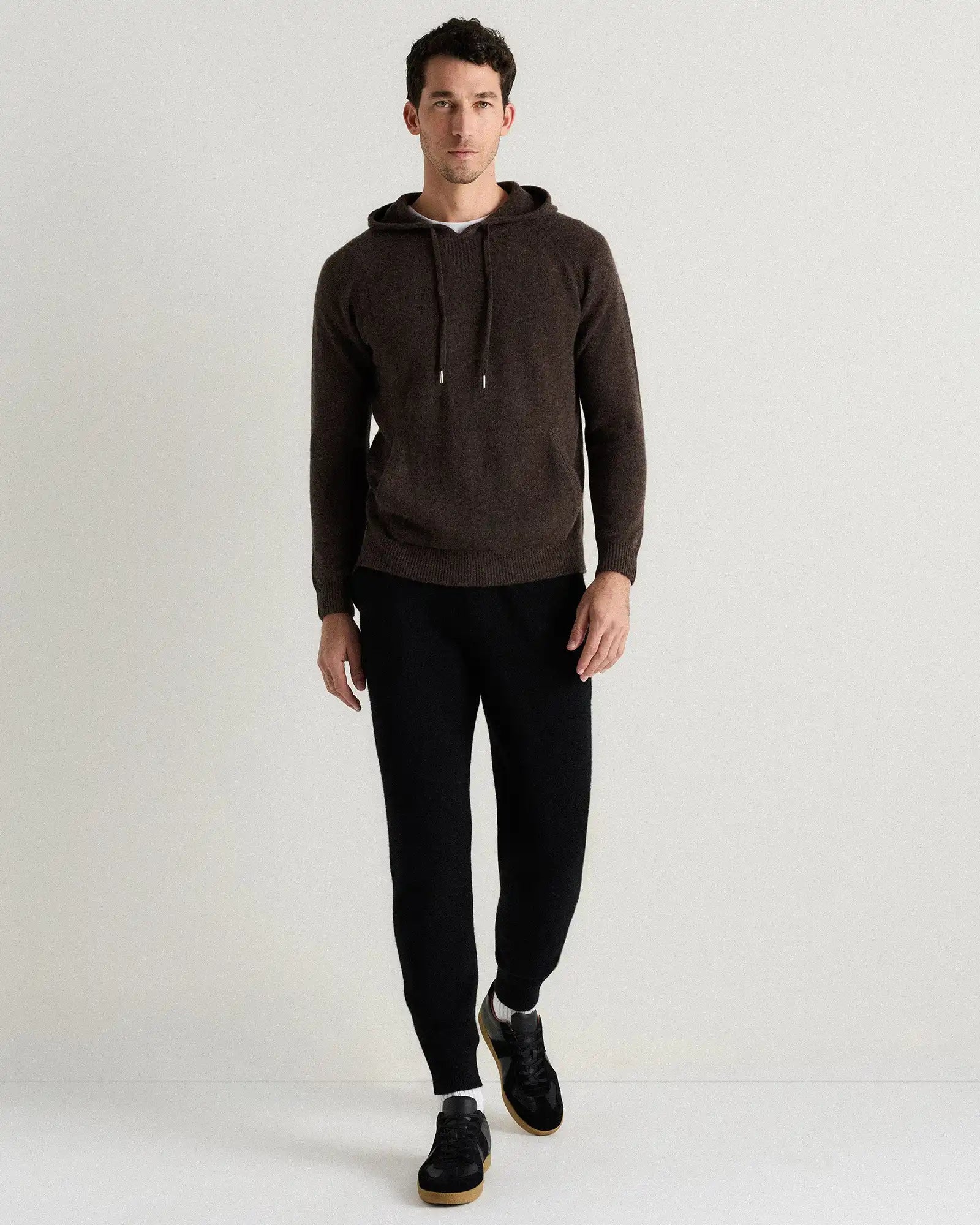 Mongolian Cashmere Pullover Hoodie