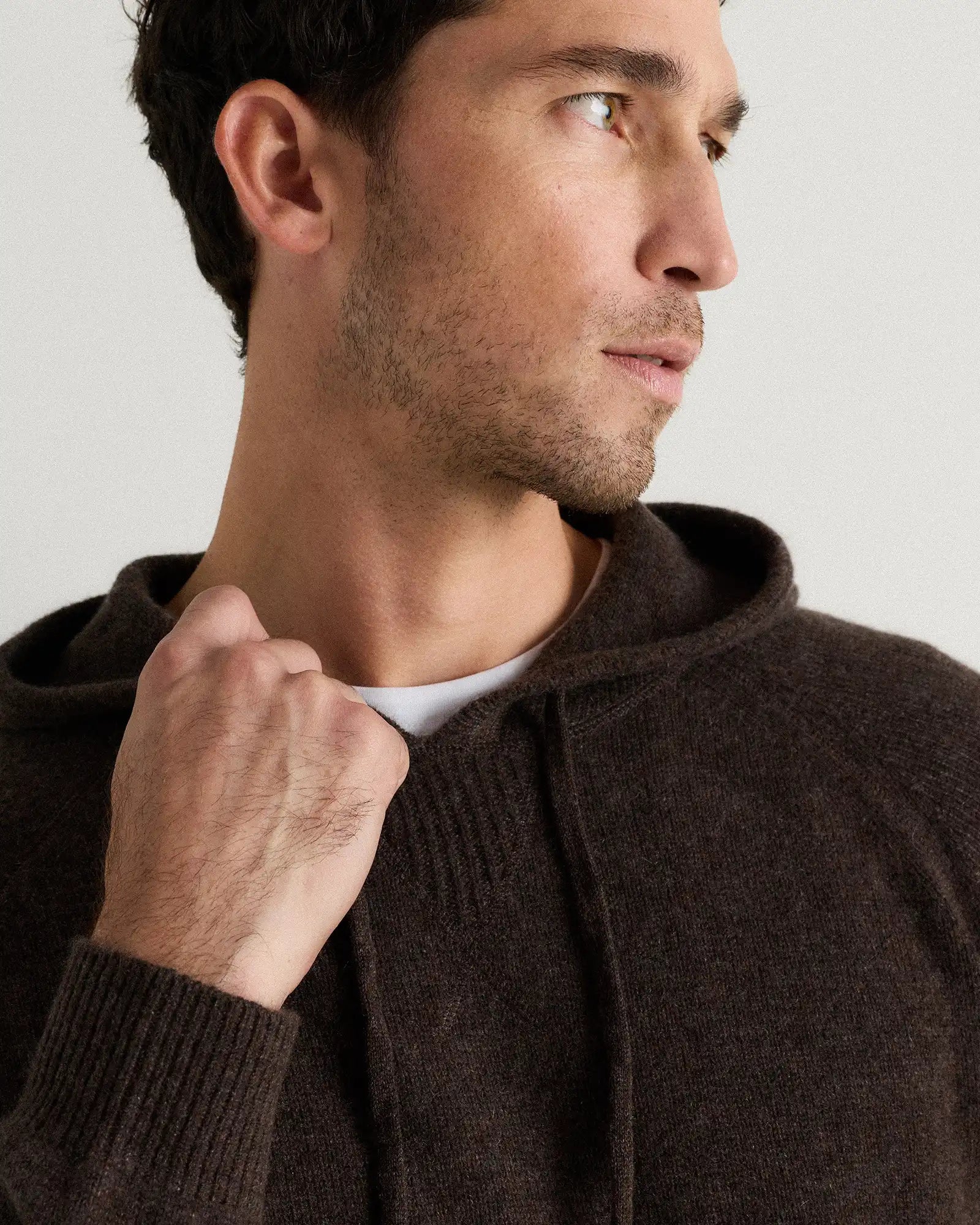 Mongolian Cashmere Pullover Hoodie