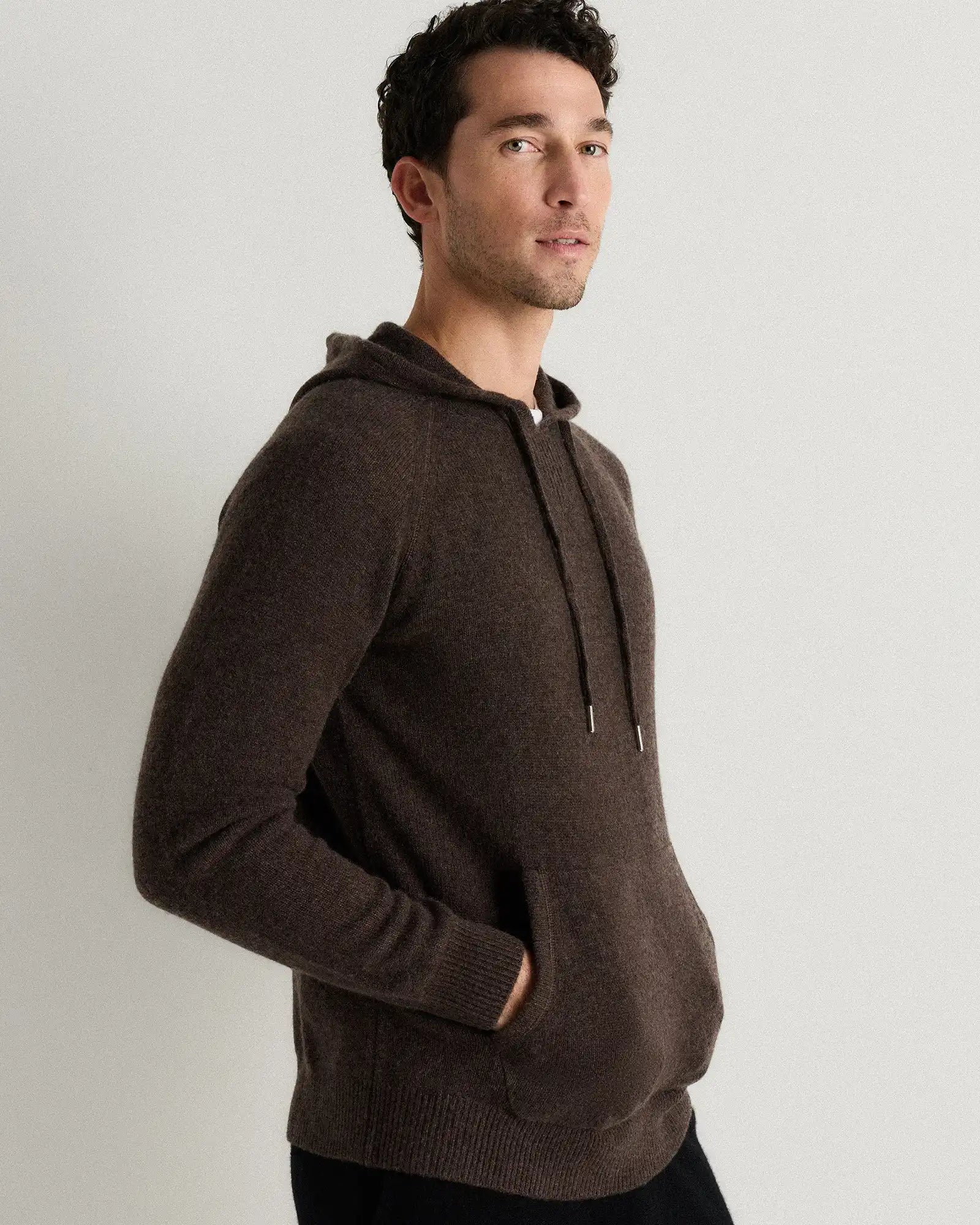 Mongolian Cashmere Pullover Hoodie
