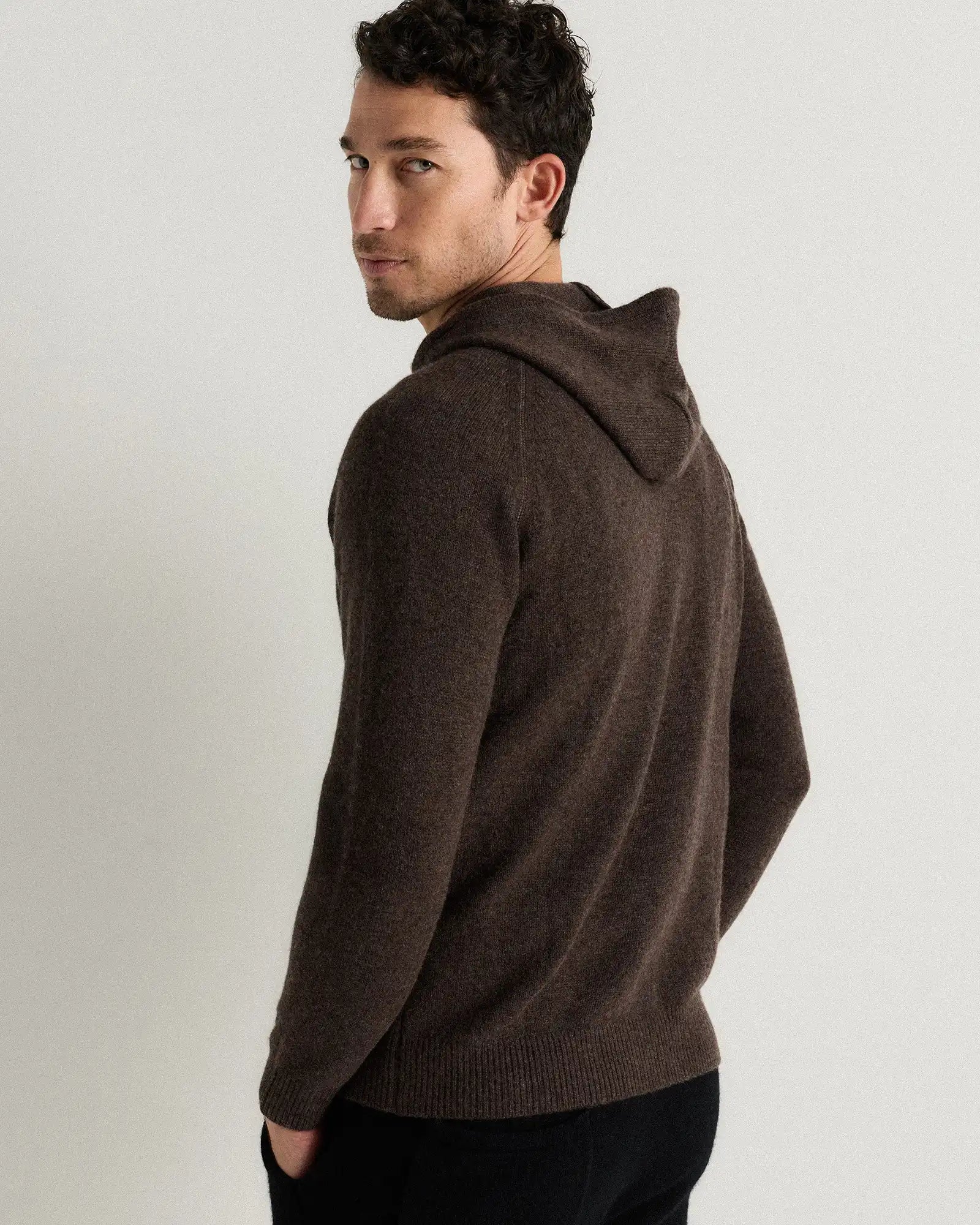 Mongolian Cashmere Pullover Hoodie
