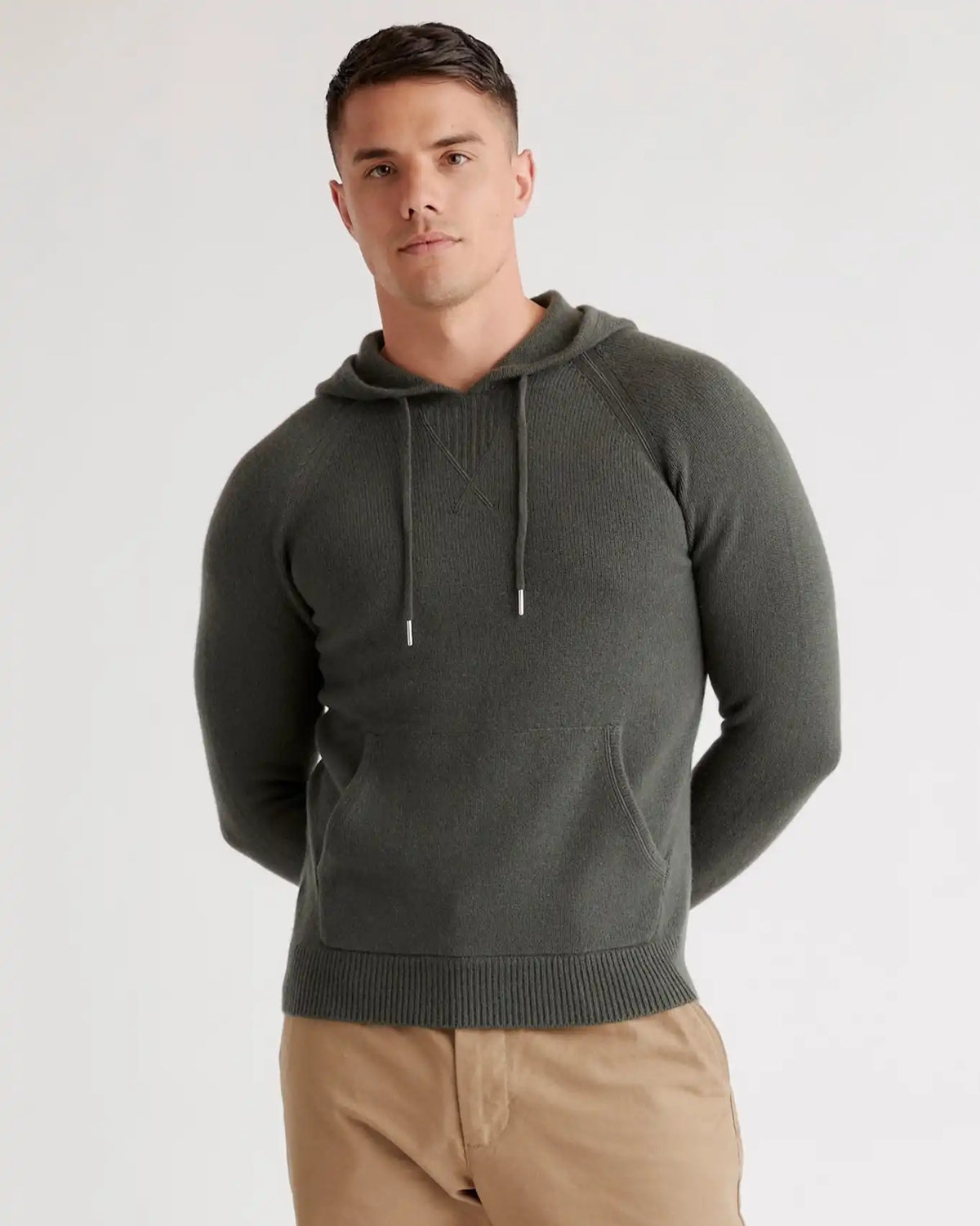 Mongolian Cashmere Pullover Hoodie