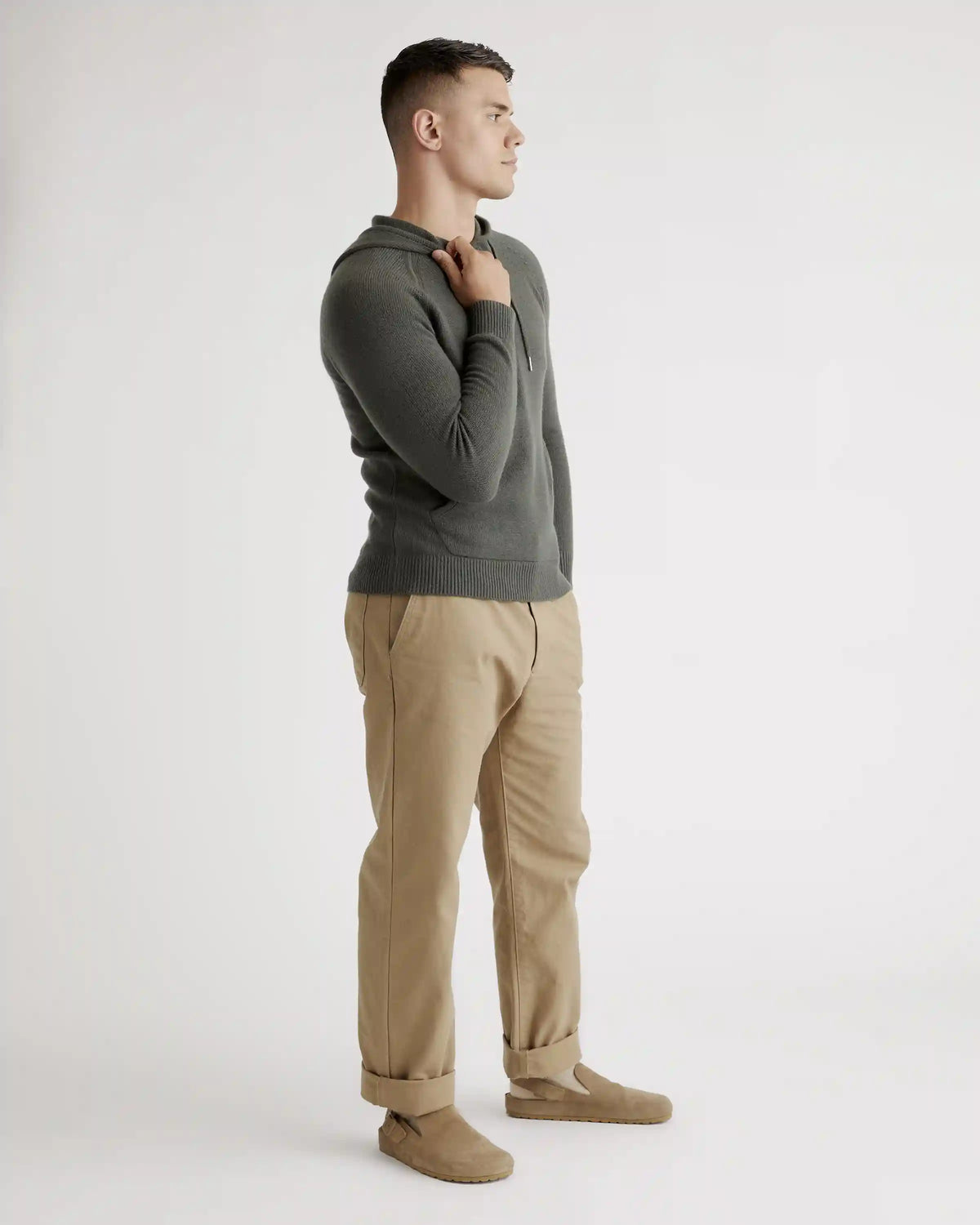 Mongolian Cashmere Pullover Hoodie